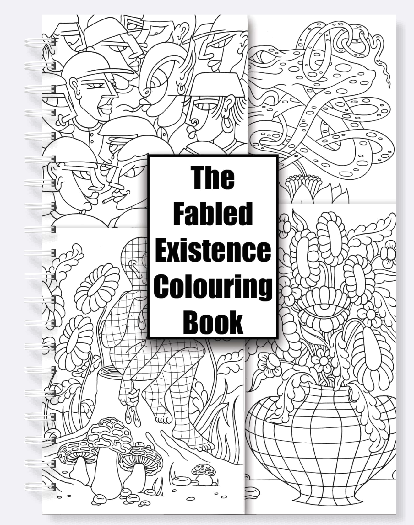Fabled Existence Colouring Book