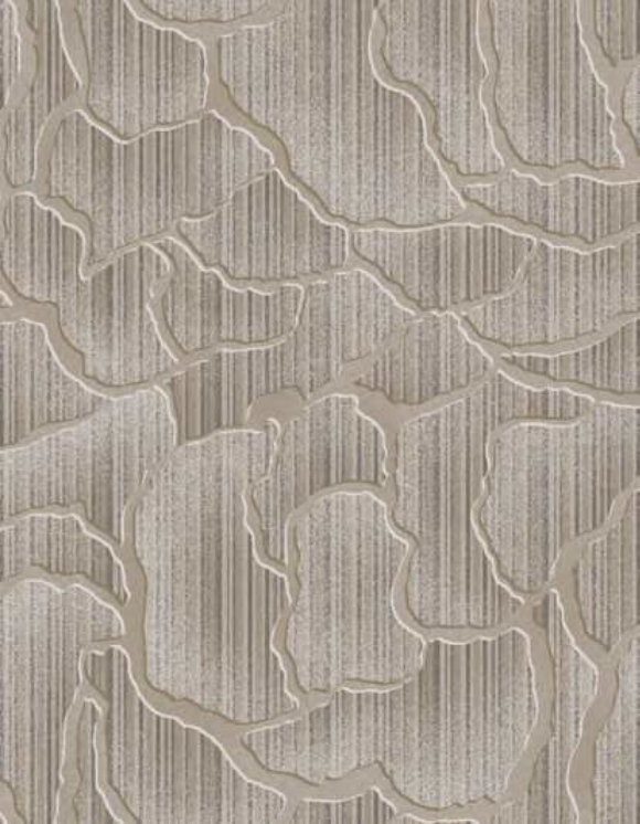 Close-up of a decorative textured wall with a pattern resembling tree branches or a natural network.