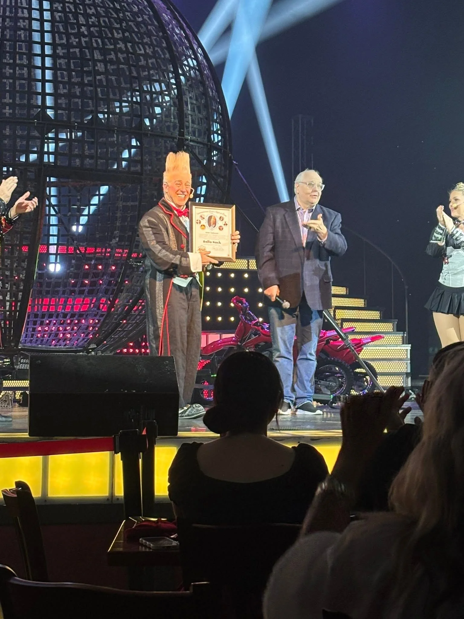 Bello Nock Given Induction Award