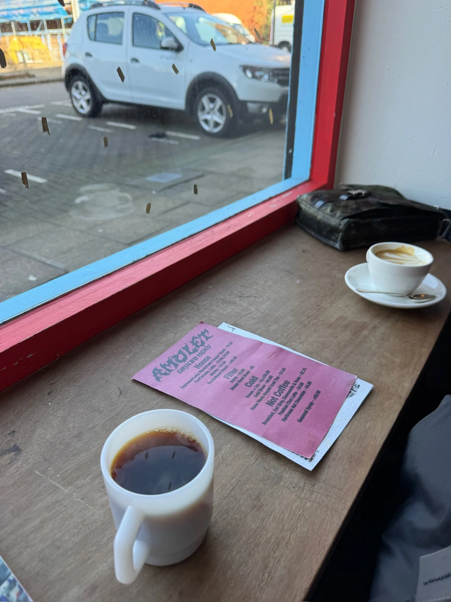 Amulet coffee shop inside Glasgow Scotland