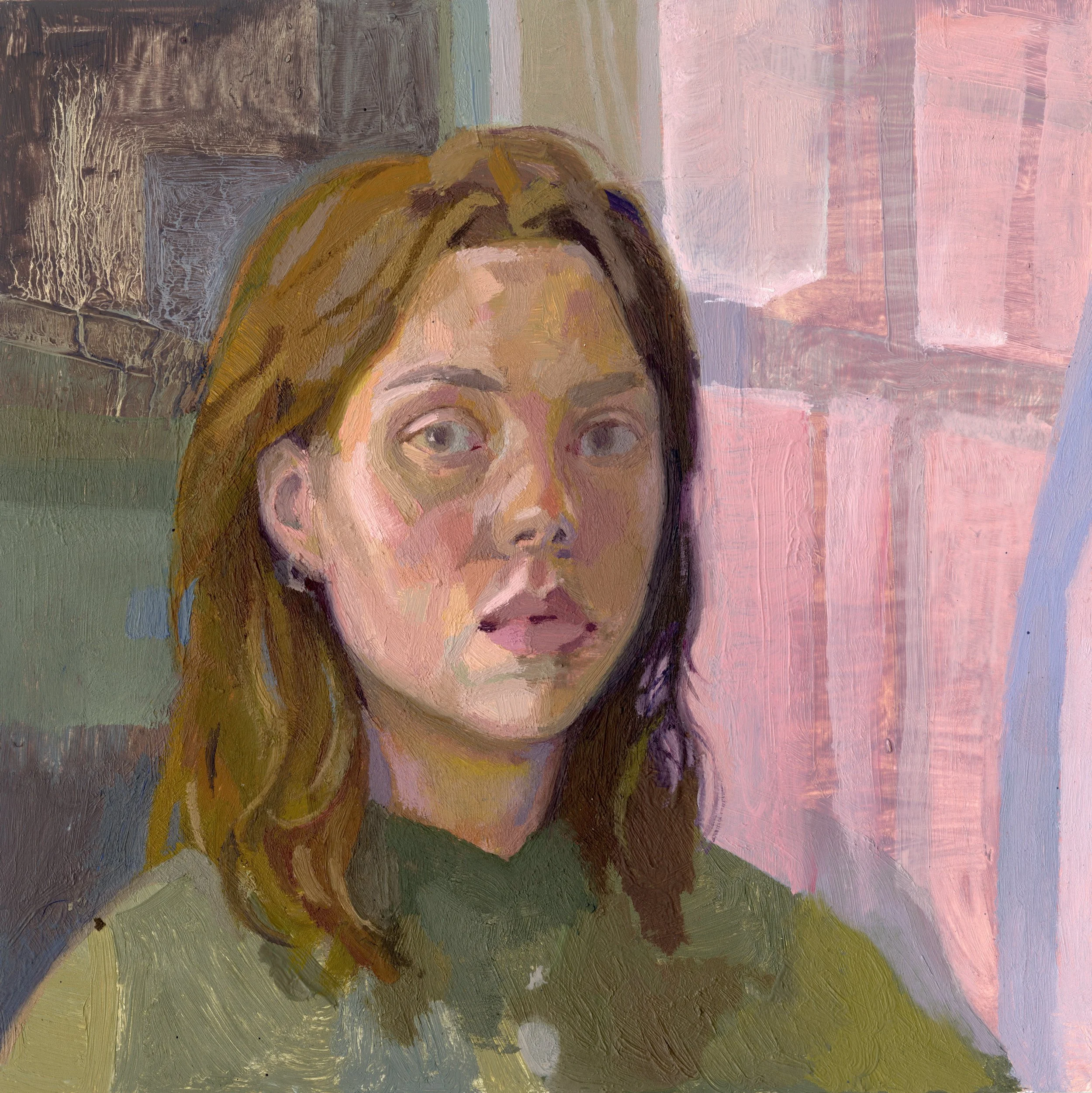 Window Light, oil on panel, 6" x 6", 2026