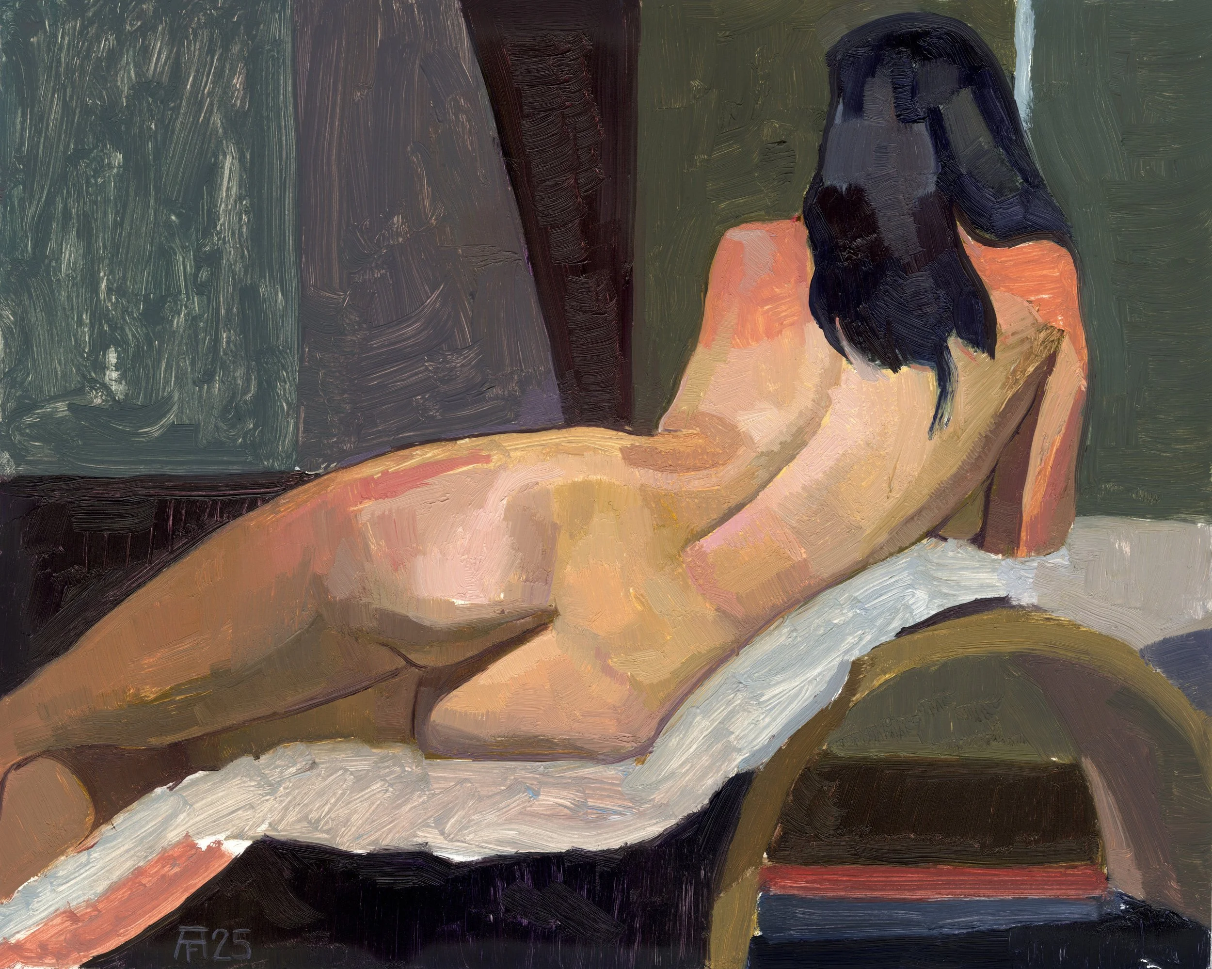 Tatiana, oil on panel, 8" x 10", 2025