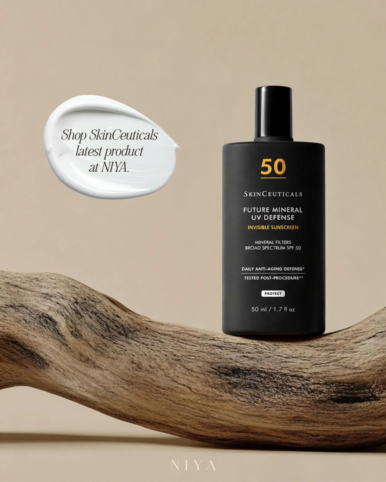 You can invest in treatments, but without SPF, you&rsquo;re undoing the results.

Not all sunscreens are created equal.

SkinCeuticals Future Mineral UV Defense SPF 50 is a lightweight mineral SPF that adapts to your skin tone, so there&rsquo;s no wh