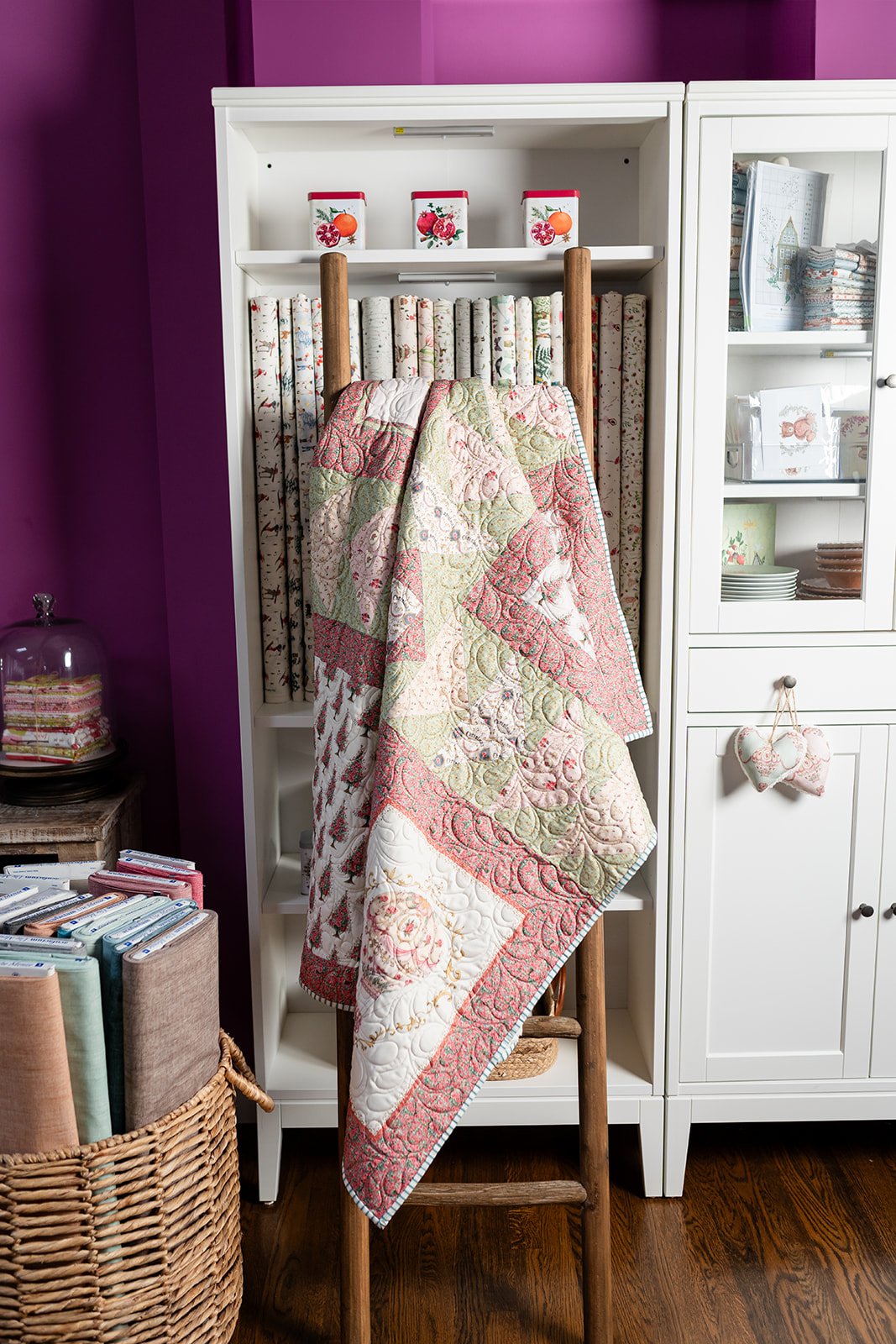 Christmas Roses quilt kit