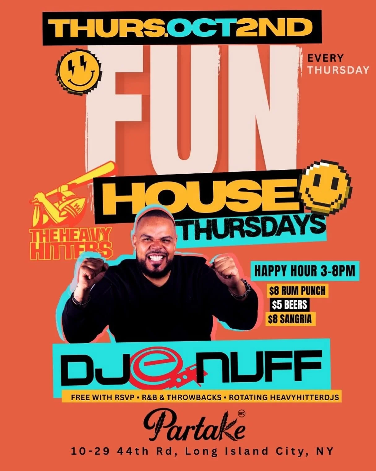 After work Vibes Every Thursday @onlyatpartake #theheavyhitterdjs