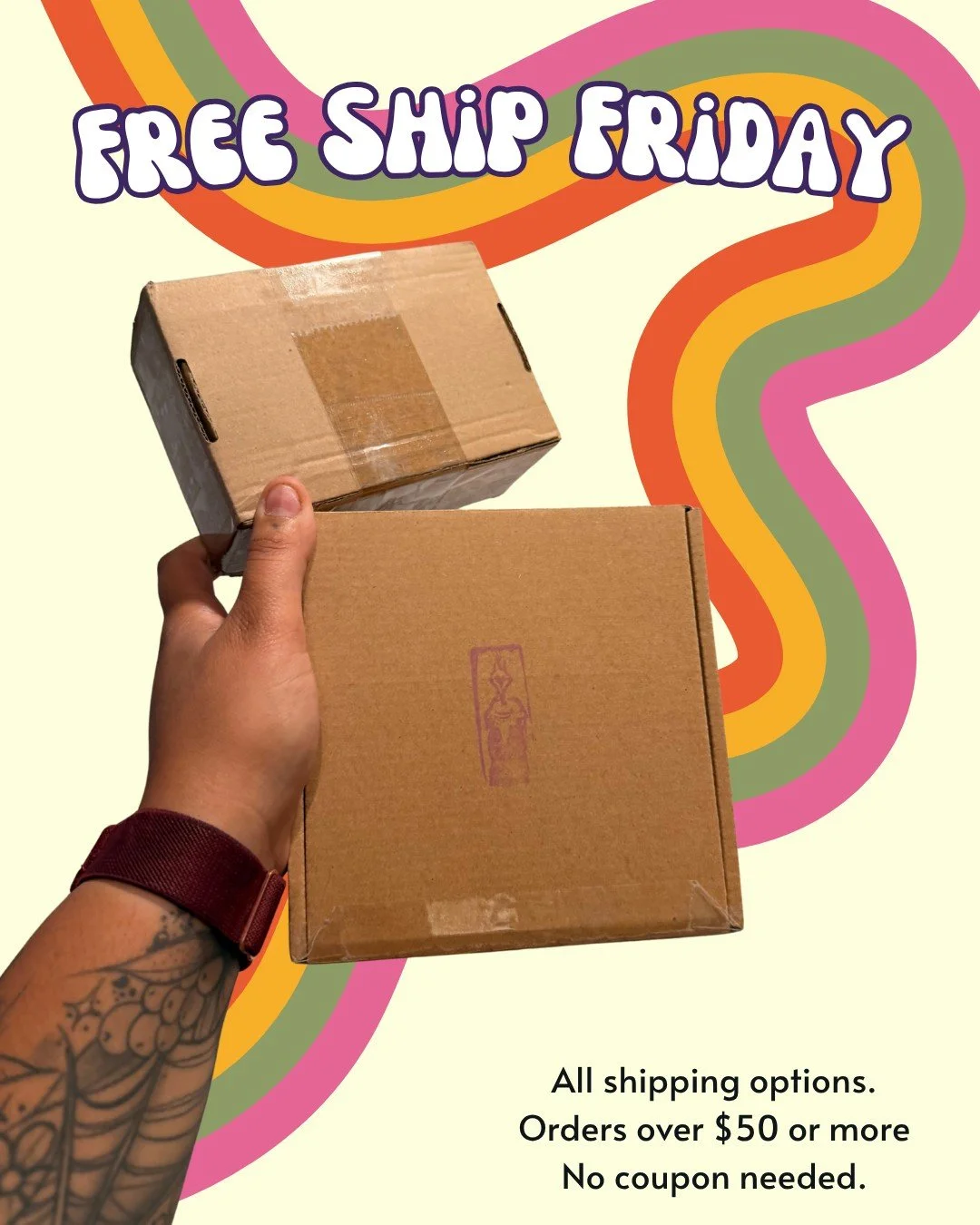 Surprise! It's Free Ship Friday!

I haven't done this in a while and I thought it'd be a fun little thing to do this weekend. So grab what you want, checkout with whatever shipping option is best for you, and I'll handle the rest. This free shipping 