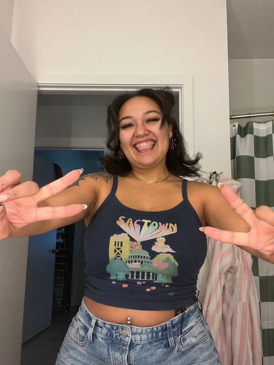 SacTown micro-rib tank top
