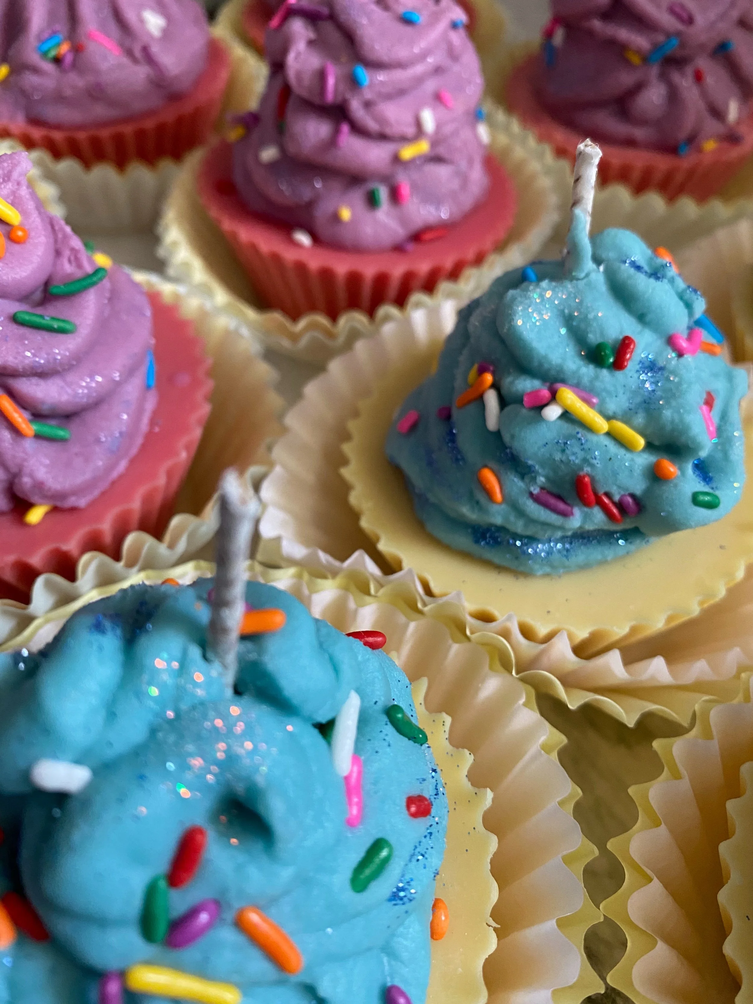 Exclusive Birthday Cupcake 3D Candle