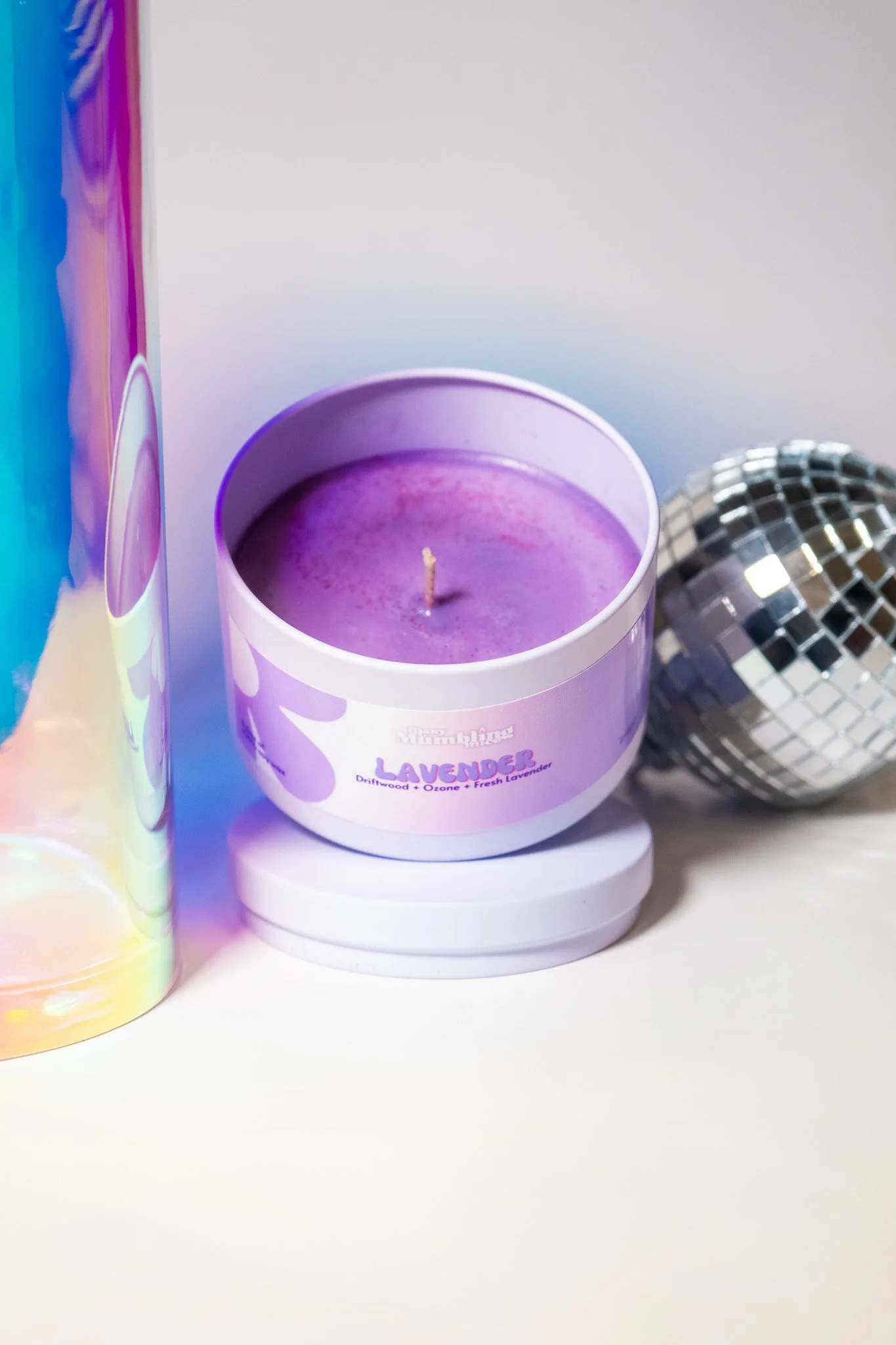 Lavender 6 Ounce Tin Candle