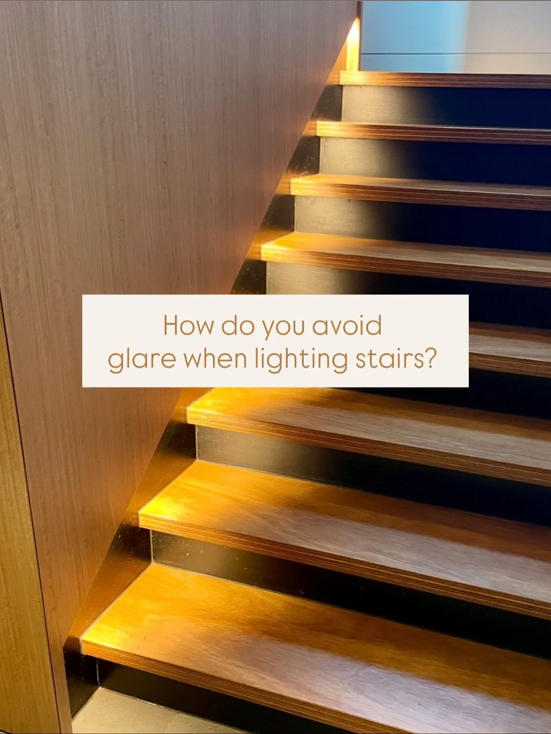 Why is glare such a problem on stairs? ⬇️

Because it actually makes it harder to see. 
Why? 
Well, when the light source hits your eyes directly, your pupils contract, reducing your ability to see contrast and depth - and that&rsquo;s exactly what y