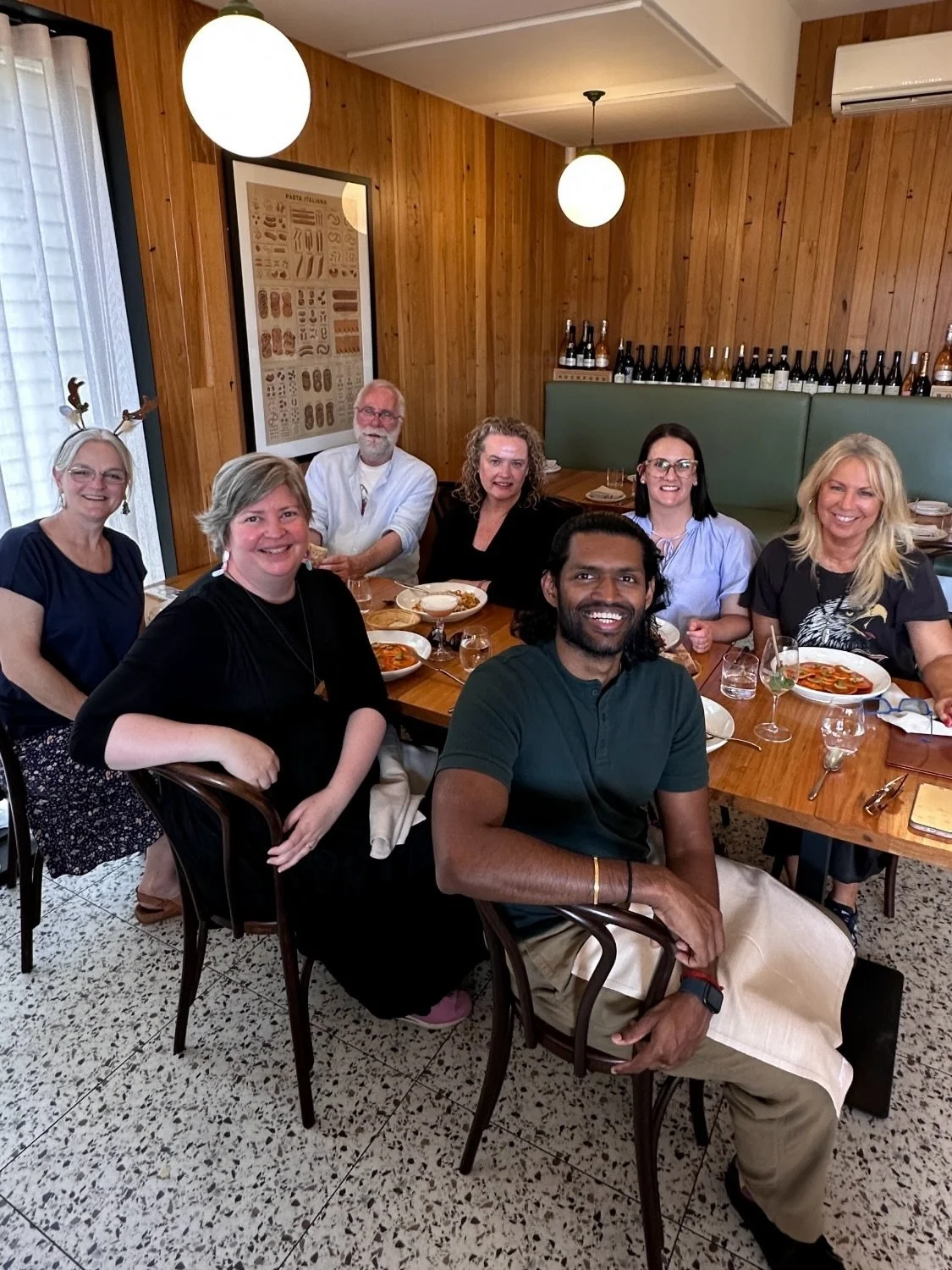 I celebrated the MINT team over a long lunch today @abbioccohighett with plenty of laughs.

It&rsquo;s been an incredible year, and this team has worked so hard to bring beautiful light into so many homes. 

We&rsquo;re still in the studio right up u
