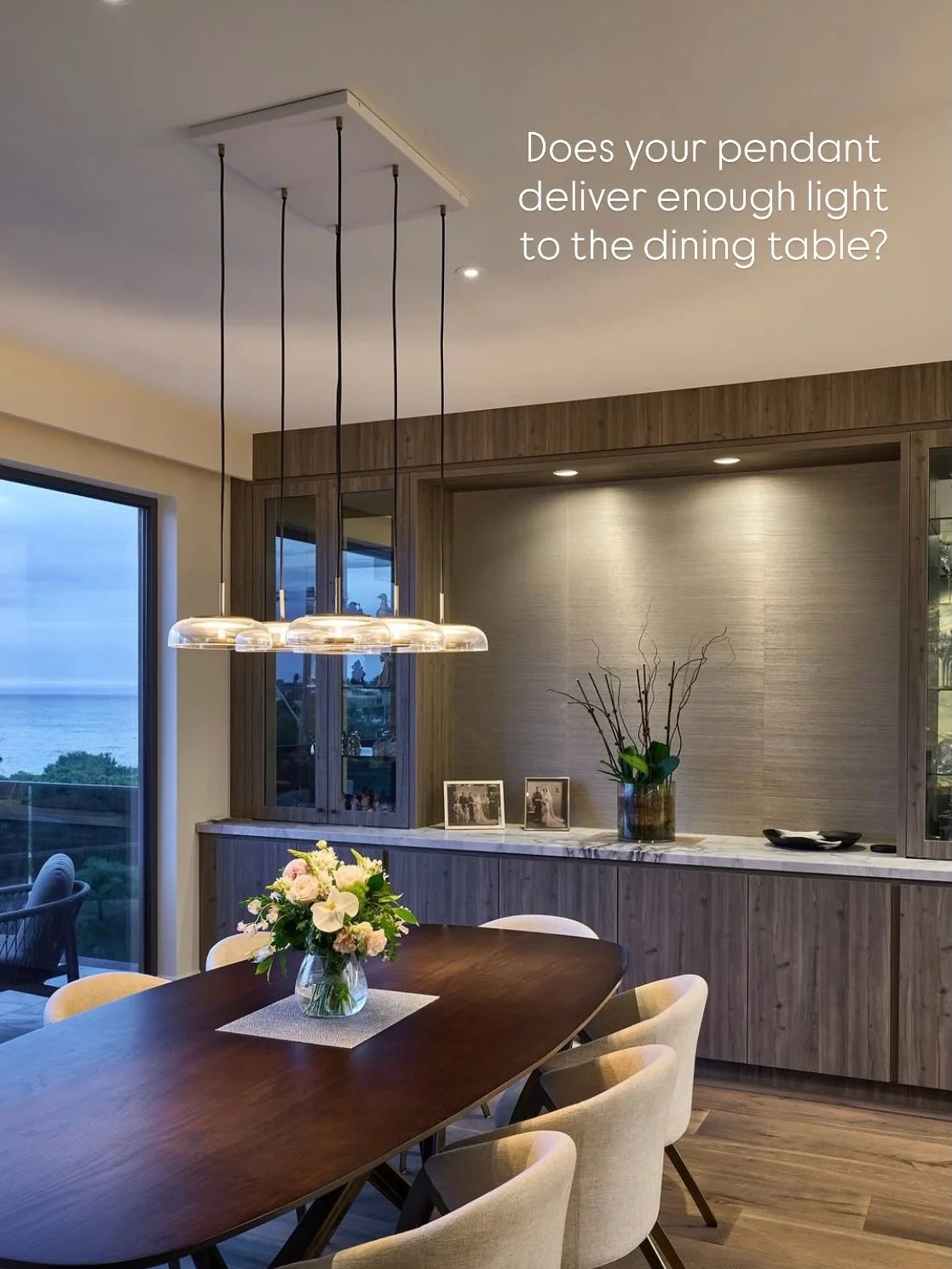 Sometimes the pendant you choose for over your dining table won&rsquo;t give you quite enough light on its own and that&rsquo;s completely fine. A decorative pendant is often there to bring character, texture and a focal point to the room. It doesn&r