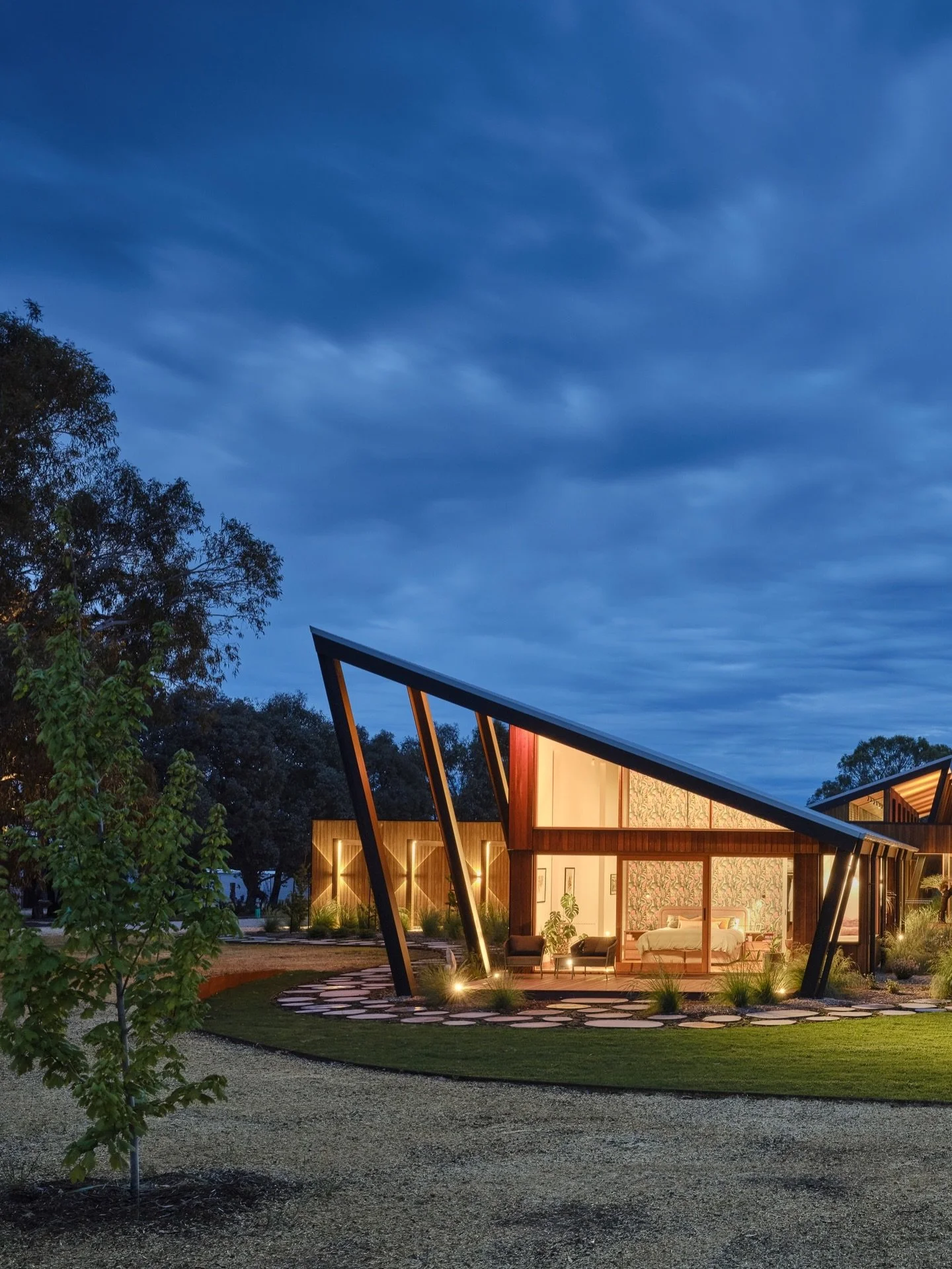It was a 5am start last year to capture the last image in this carousel, we&rsquo;d asked our gracious homeowners to have every light on in the house. And what a view!

As the sun rose, it was a mad dash to photograph every moment, the highly control