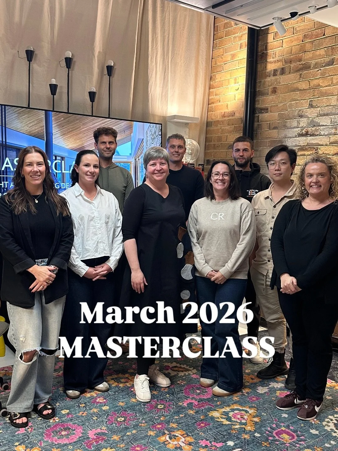 What an amazingly engaged group in today&rsquo;s Masterclass, I hope they&rsquo;re all feeling enlightened and ready to implement their newly acquired lighting knowledge into future projects.

I extend a big THANK YOU all for your participation and d