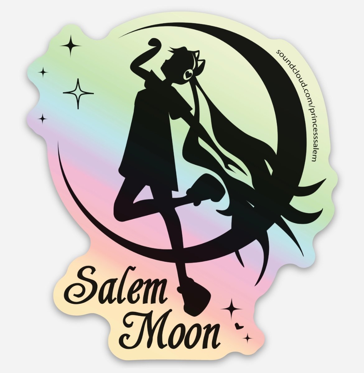salem moon sticker