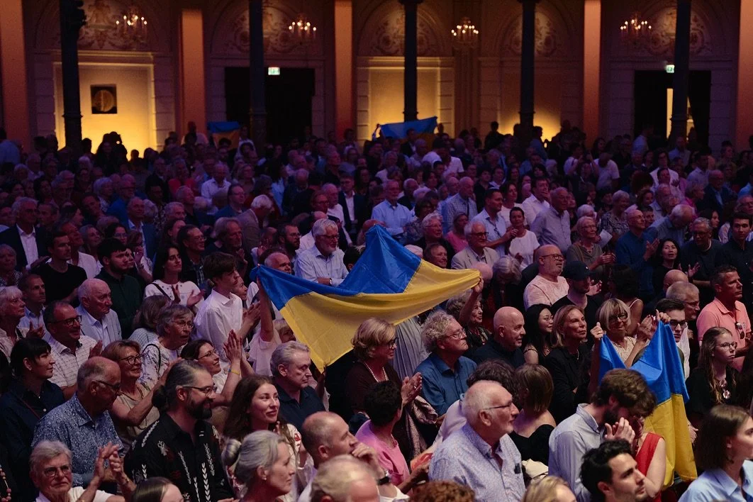 While last night we bathed in the luxurious acoustics of Amsterdam&rsquo;s legendary @concertgebouw with an unforgettable performance that bonded our musicians with the warm and enthusiastic sold out audience, our brothers and sisters in Kyiv and acr