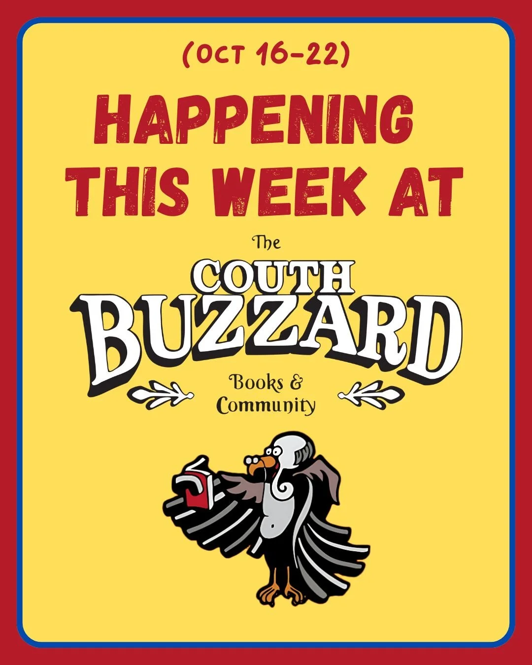Another busy week at the Couth Buzzard!