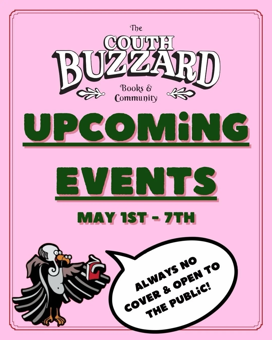 Lots going on this week! Make sure to get your SIBD passports in by Monday May 4th! 📚