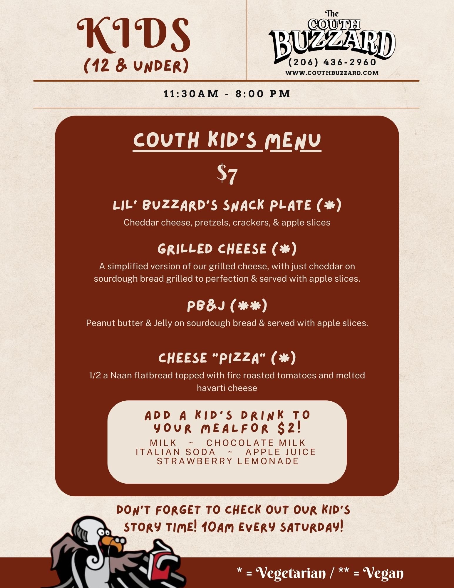 Cafe Menu The Couth Buzzard Cafe Menu The Couth Buzzard