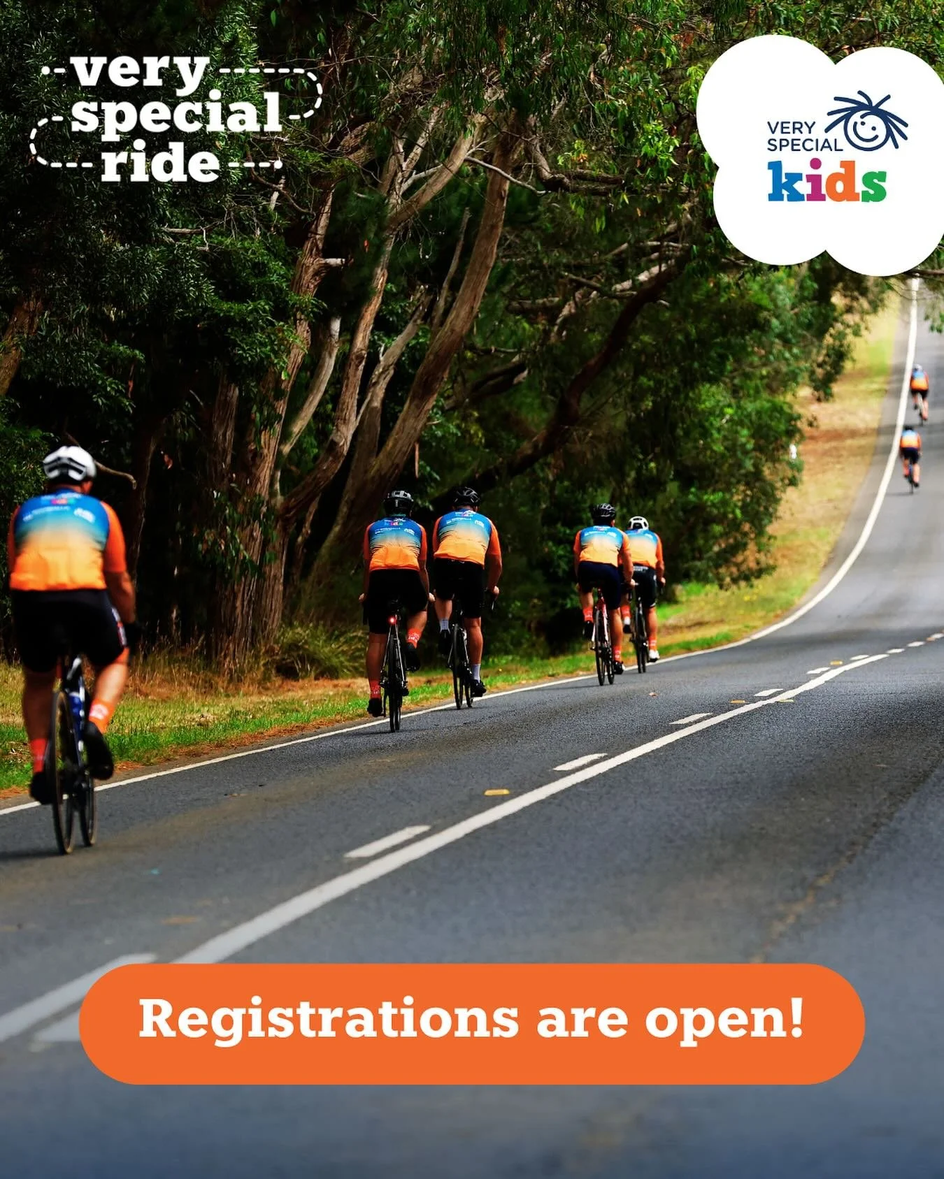 Are you getting on your bike this summer? 🚴🚴&zwj;♀️

Join the Very Special Ride on Friday 27 February for an experience like no other, while raising more than a sweat for children&rsquo;s palliative care.

The inaugural Very Special Ride SOLD OUT t