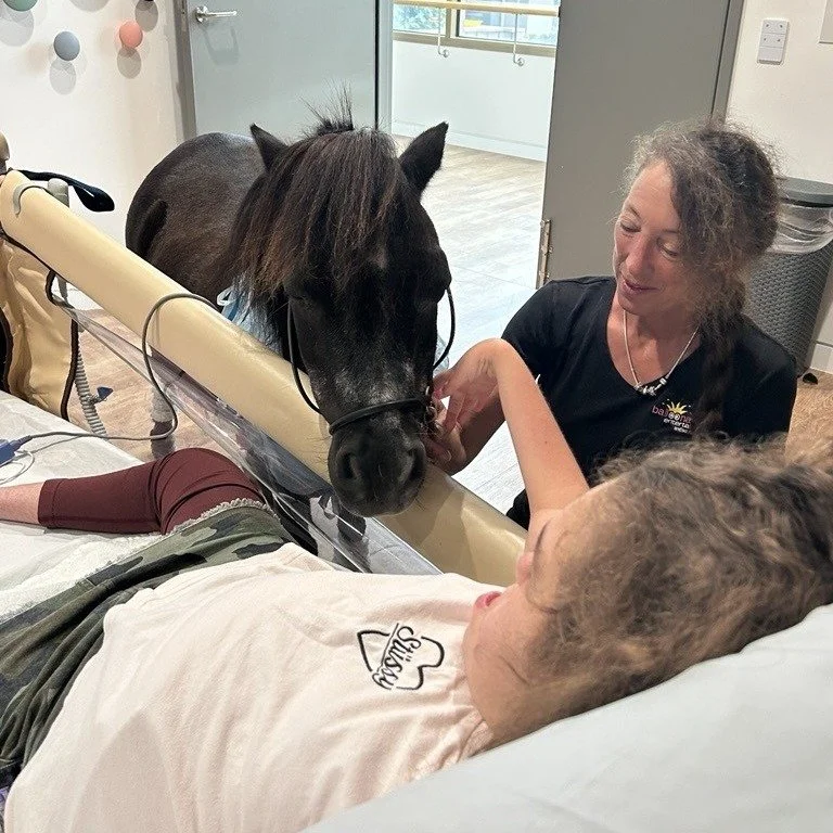 Therapy can come in all shapes and sizes, even in the form of a miniature pony!

When Jeremiah visited Very Special Kids House, he even spent time at children&rsquo;s bedsides 🥹 Jeremiah loves cuddles and pats, and there were plenty to go around!

S