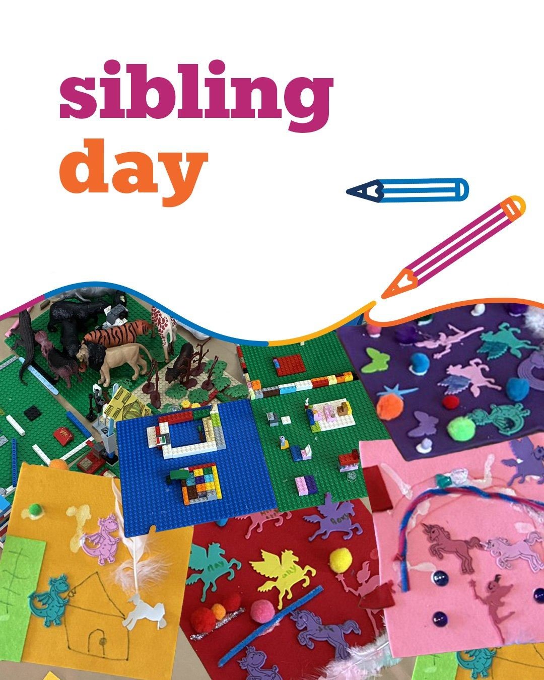 Our next Sibling Day is coming up on Tuesday 30 June 💛

A day to feel understood, build friendships and have some fun. Designed especially for primary‑aged siblings who have, or have had, a sibling with a life‑limiting condition. 

At this Sibling D