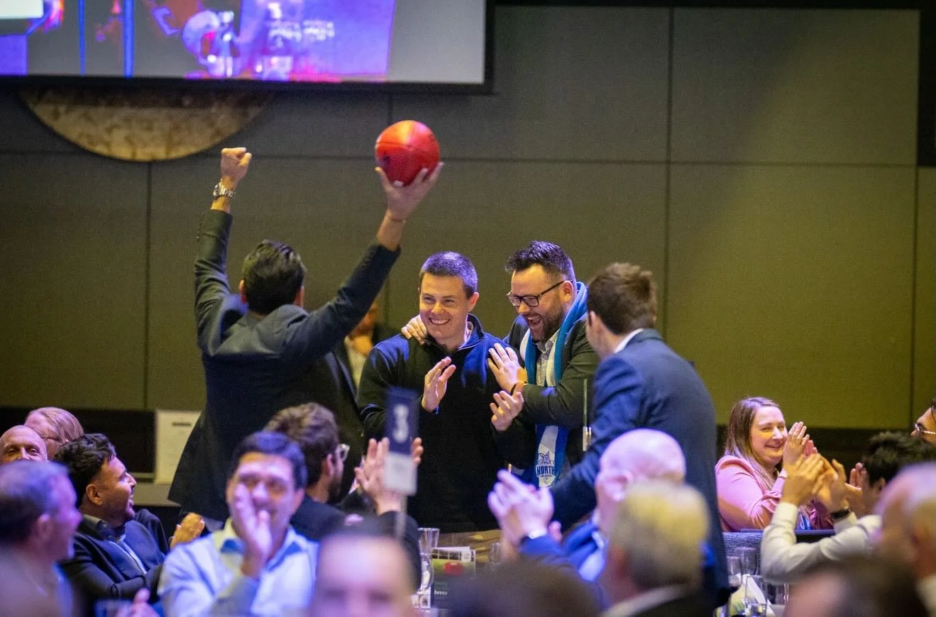 Footy Finals Fever is officially BACK 🏉

Join us on Friday 14 August at the Sofitel on Collins for Melbourne&rsquo;s most talked about footy lunch, featuring:
✨ Chris Judd and Dyson Heppell
🎙 Mike Sheahan and Mark Robinson
🎤 Hosted by David Schwar