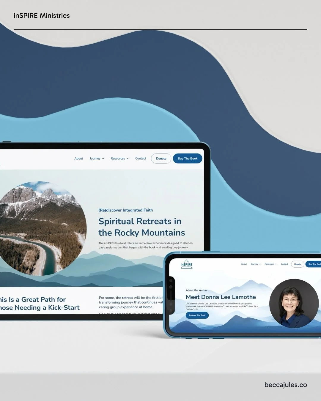 We had the privilege of partnering with inSPIRE Ministries. The ministry had a strong foundation, thoughtful resources, and a compelling vision for whole-life discipleship.

Our role was to create something that felt inspiring, trustworthy, and easy 