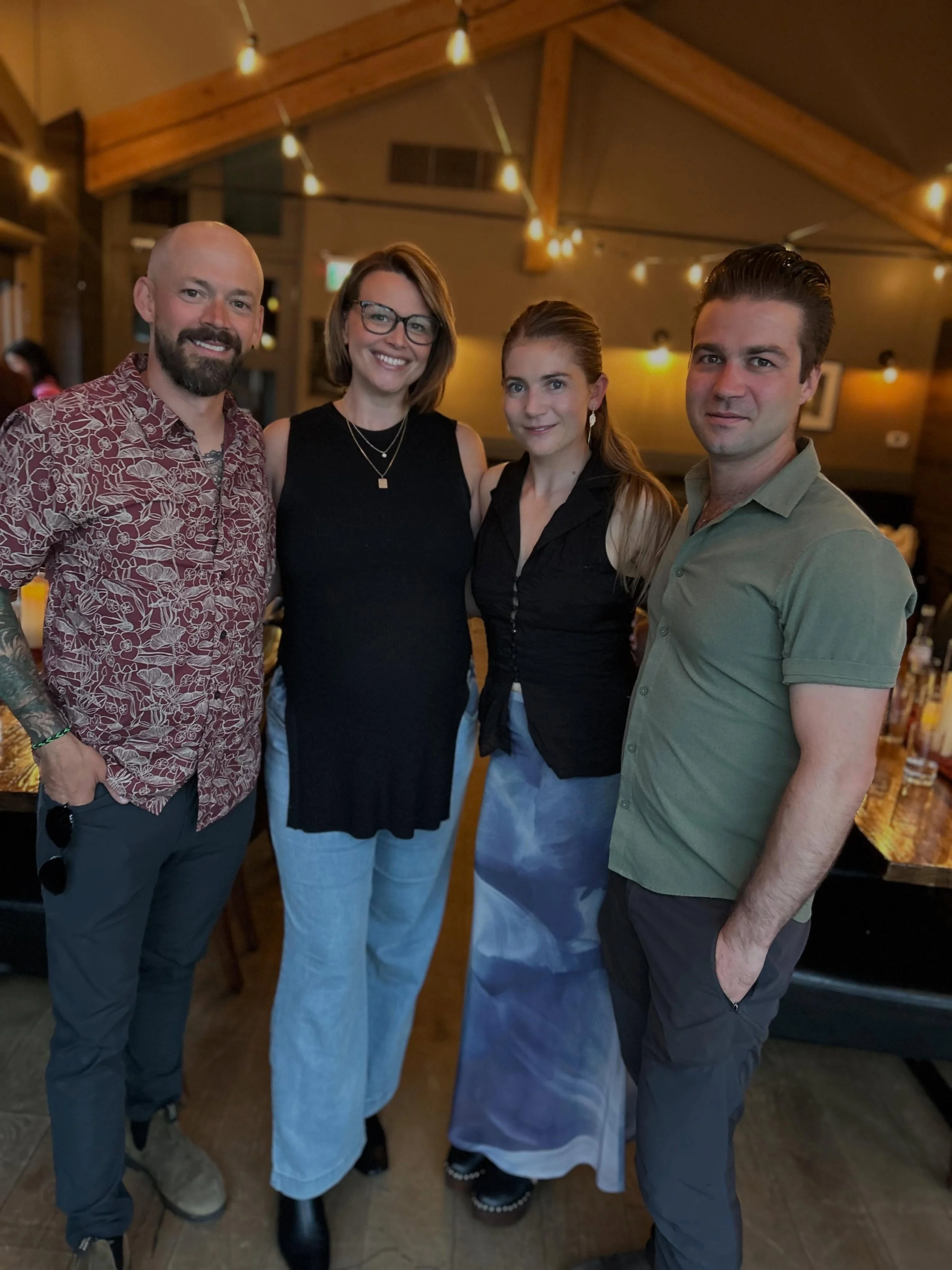 A beautiful night at the @elopeinbanff vendor dinner! 

I&rsquo;ve had the pleasure of working alongside Christianne for the last two years.

During that time, I&rsquo;ve seen firsthand the growth of both Christianne and the Elope in Banff team. She 