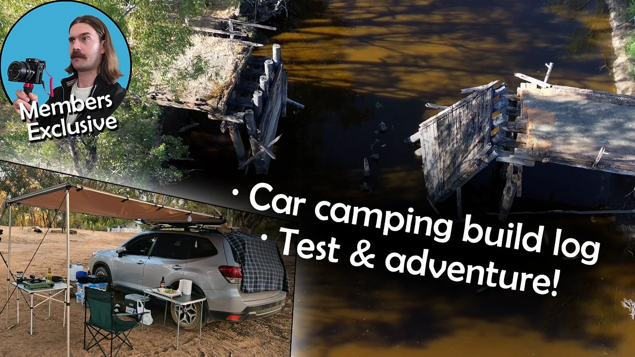 Car camping build log PLUS adventures!