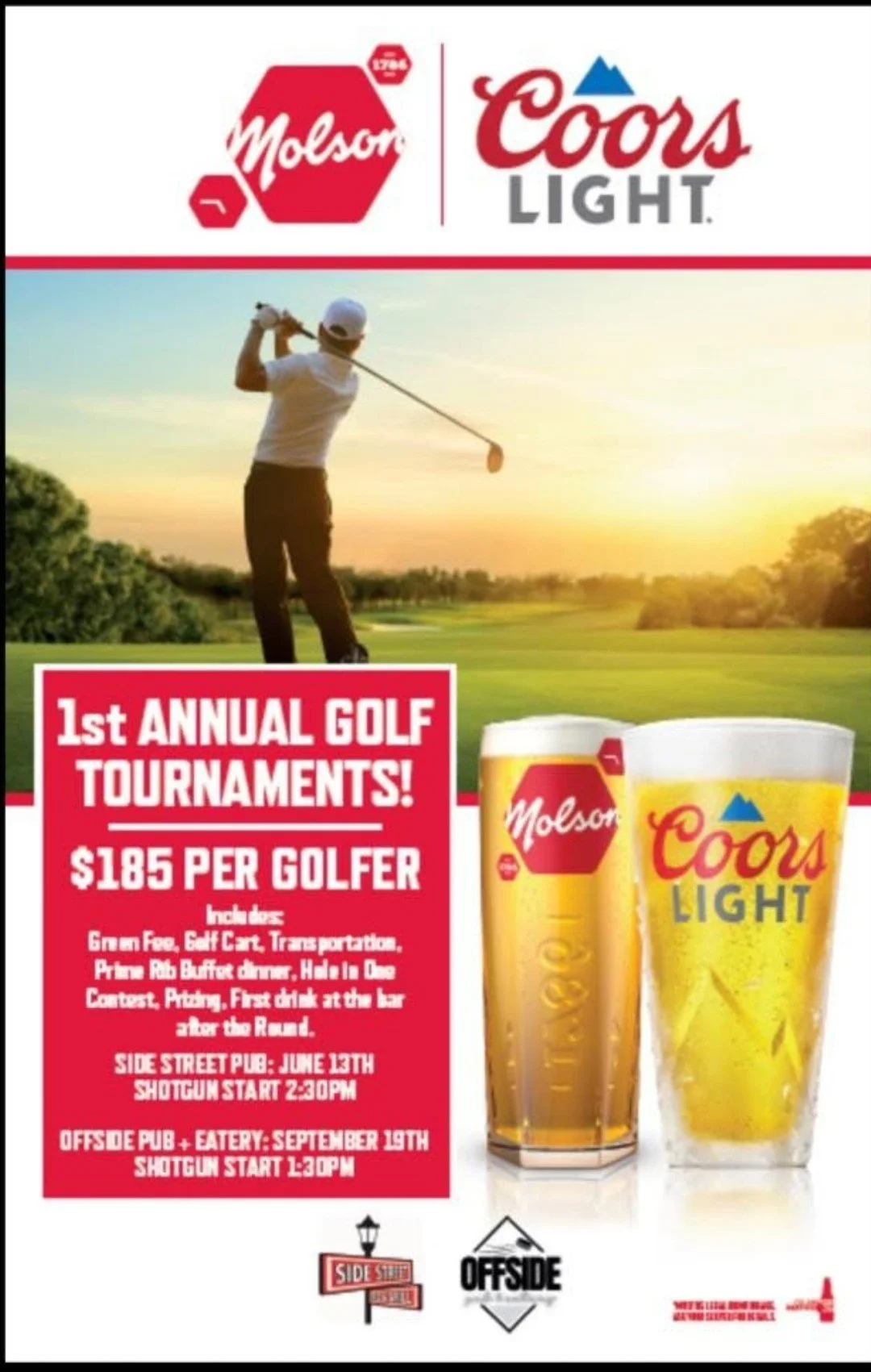 1st Annual Golf Tourney (Start at Side Street)