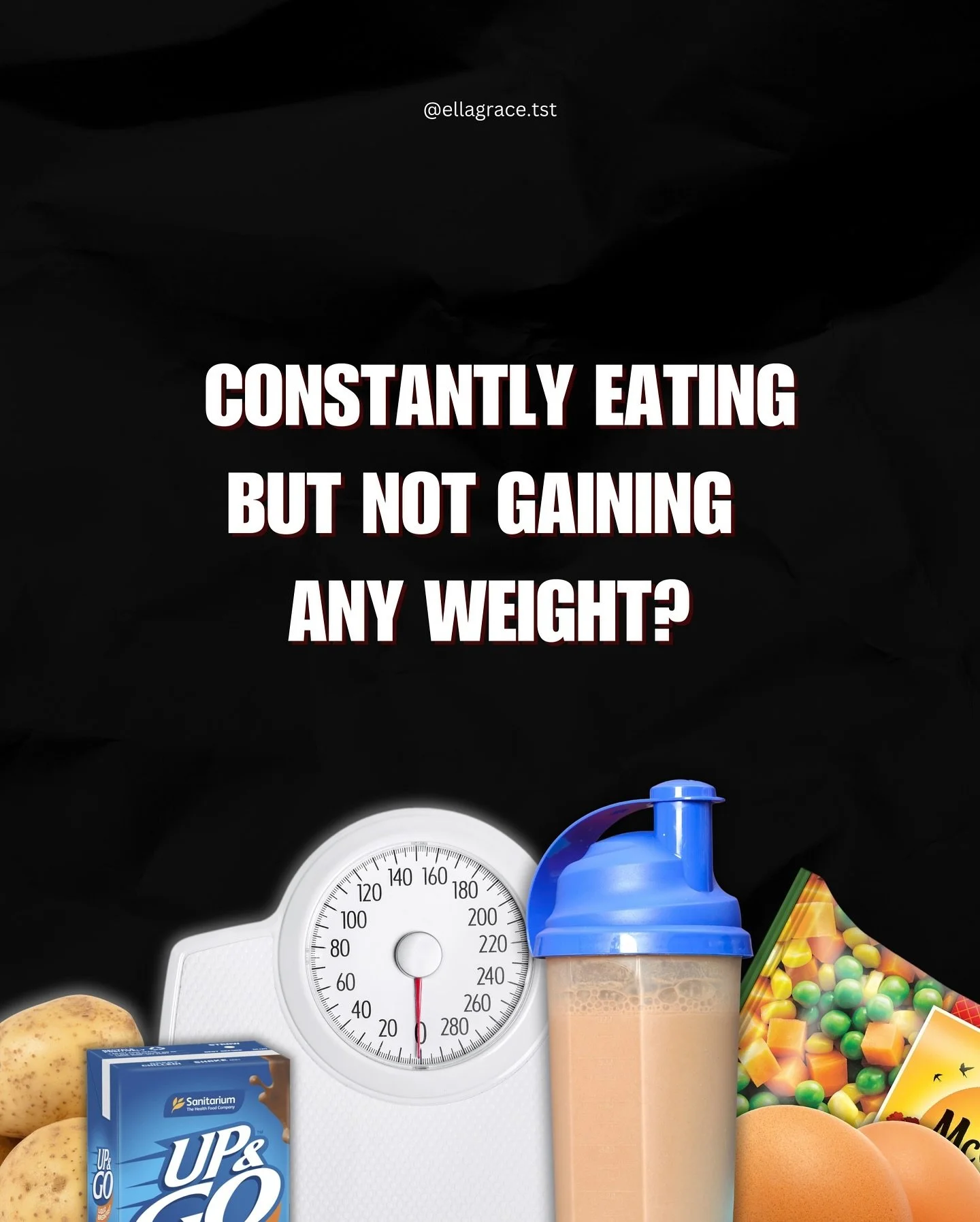 When you&rsquo;re eating heaps and training hard, but still not getting any heavier, it&rsquo;s easy to think that you&rsquo;re a hardgainer and write it off as &lsquo;not happening&rsquo;. 

You don&rsquo;t think you can get there because despite yo