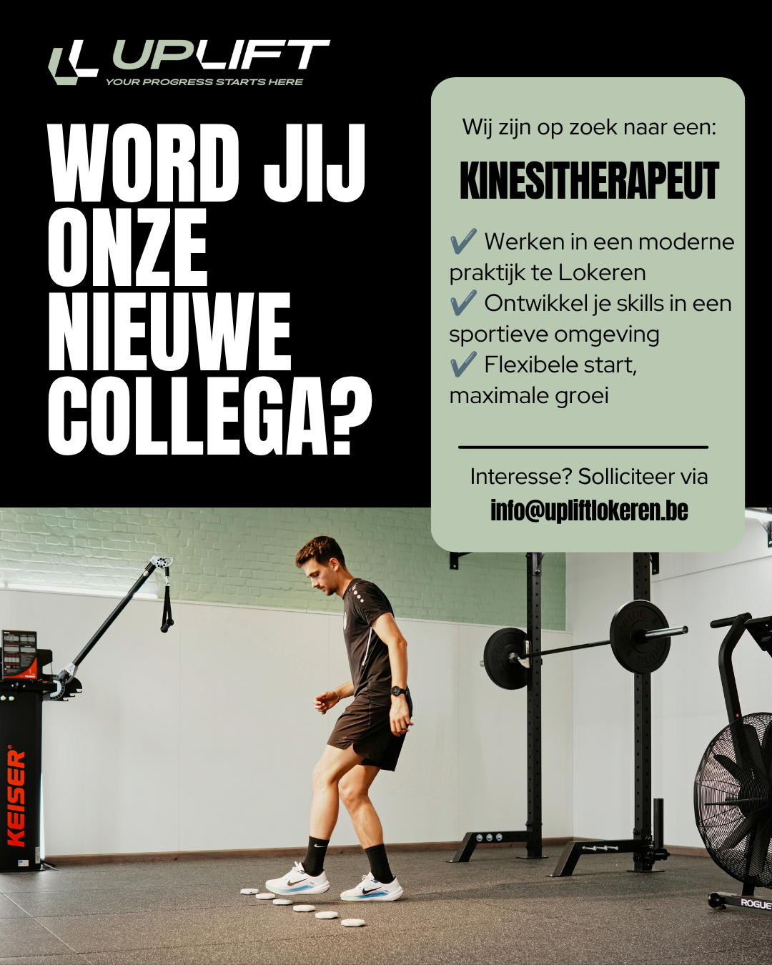 Vacature kinesitherapeut Lokeren