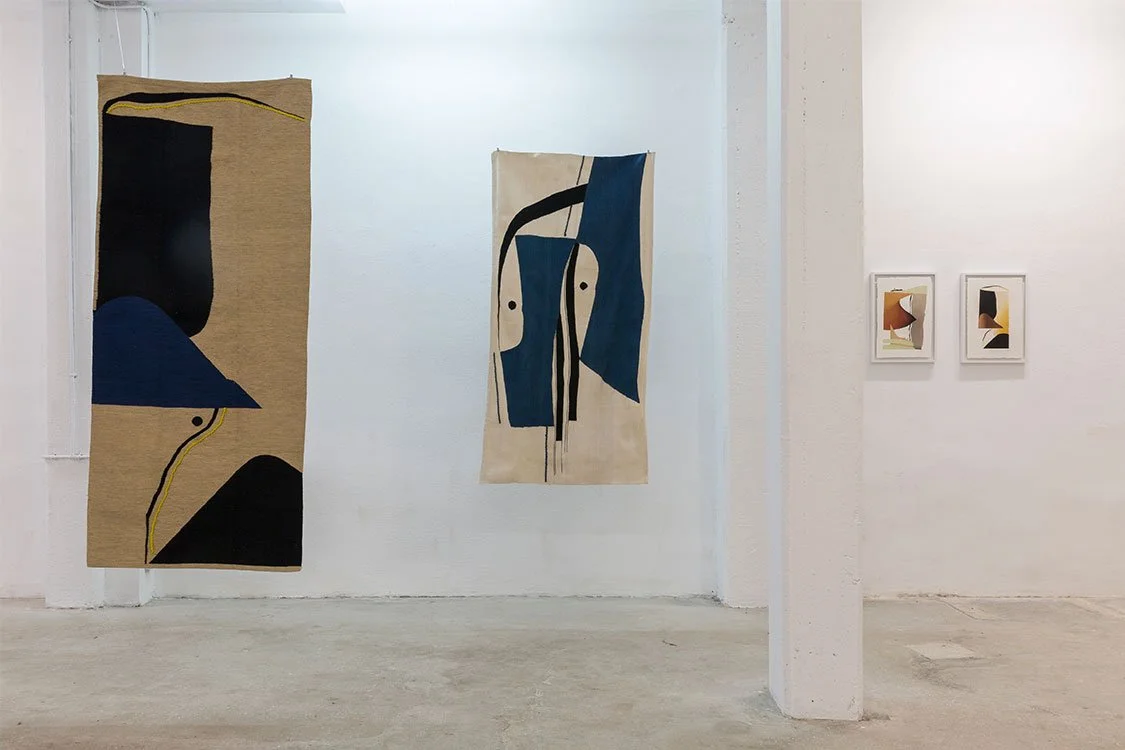 modern handmade rug exhibition designer