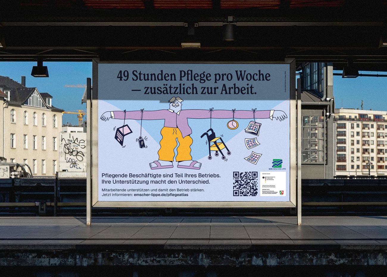 Kampagne zur Vereinbarkeit von Pflege und Beruf