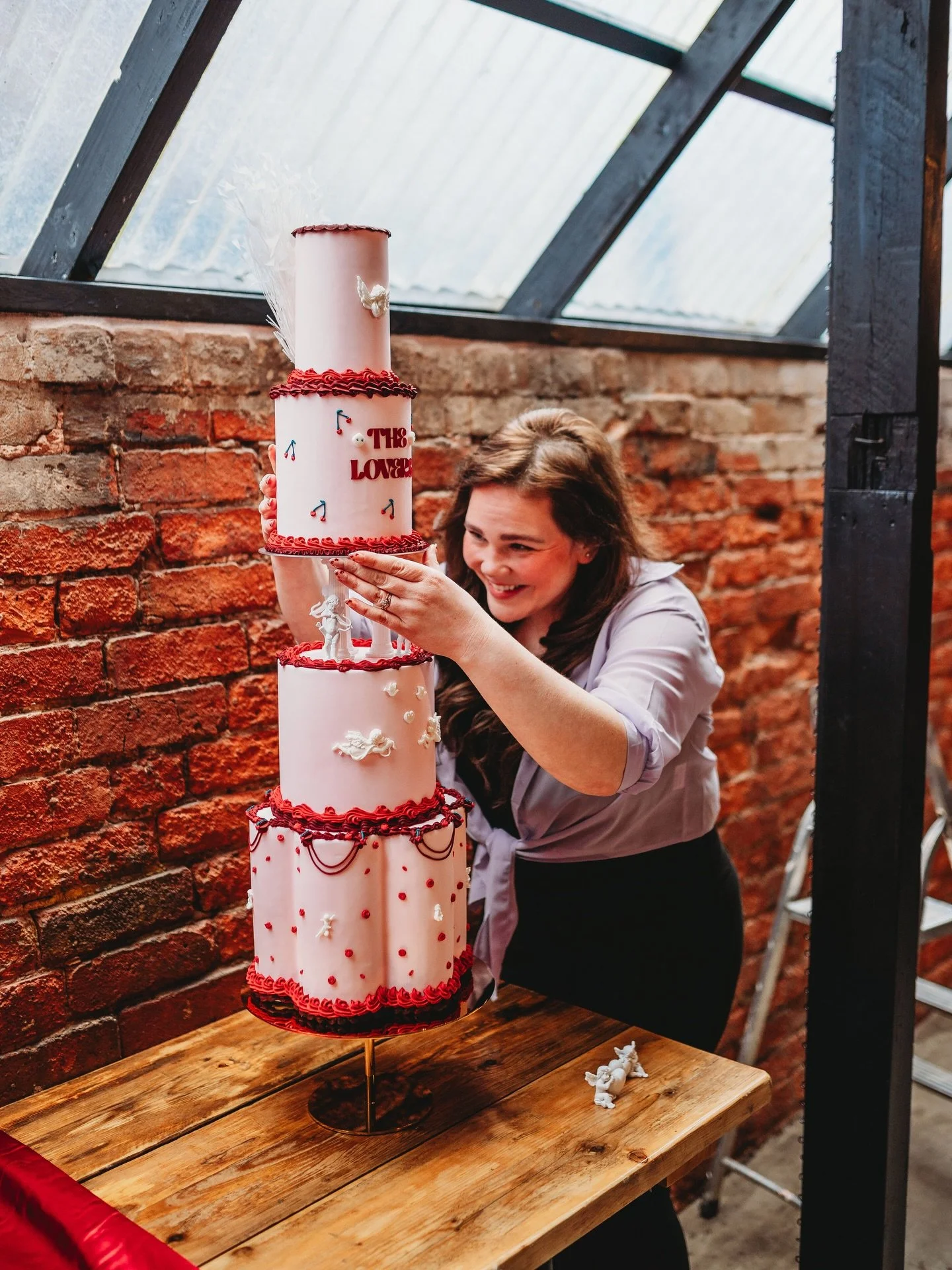 When the incredible @claireroigephotography tells you to smile even though you&rsquo;re dying of stress inside that your creation you&rsquo;ve spent weeks planning could tumble like a house of cards&hellip;. &spades;️&diams;️ Well you smile! The stre