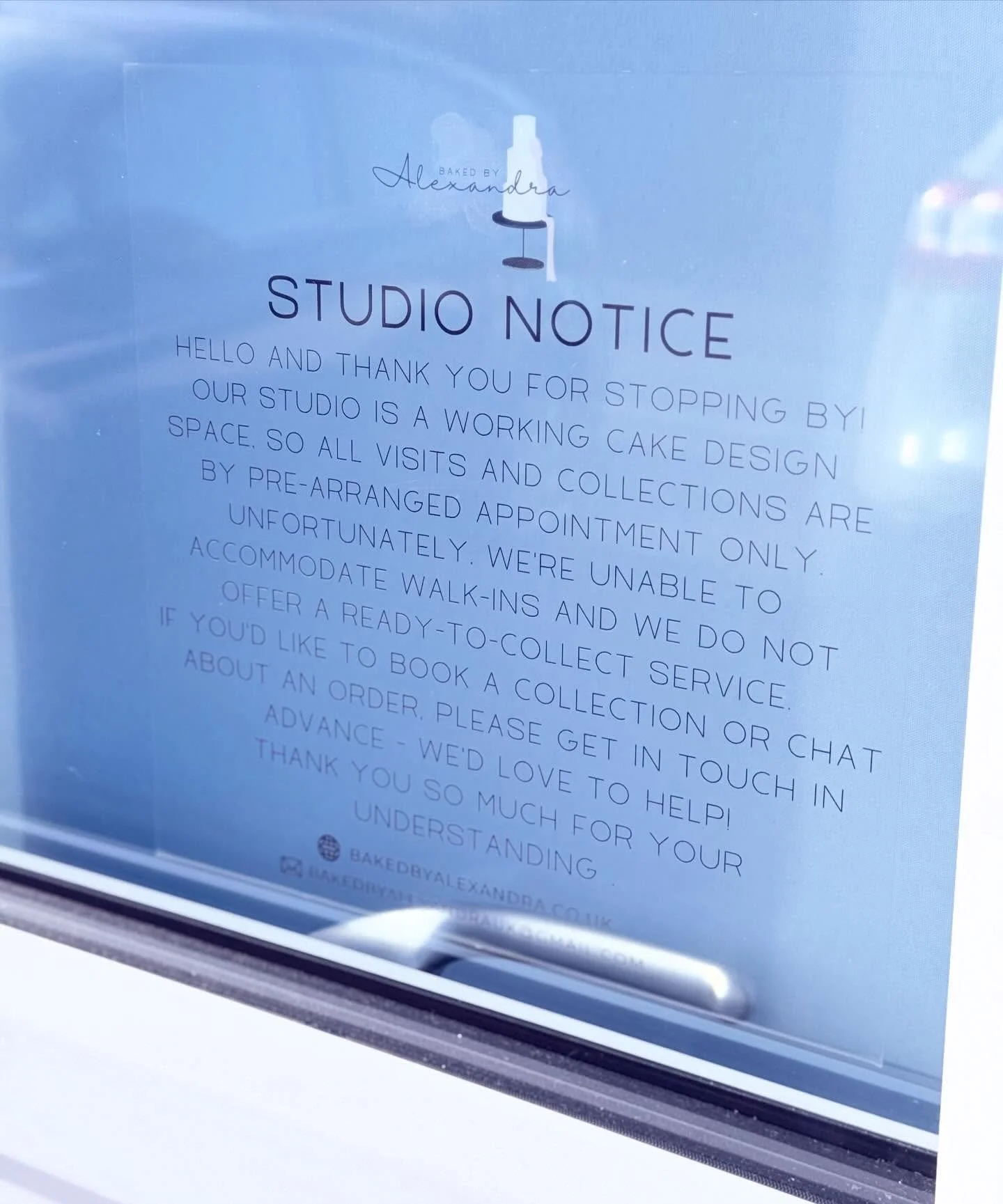 IMPORTANT INFO ✨
Recently we have had an increase of people coming to our studio without pre-arrangement or pre-order and since I have recently shared our studio update I thought it appropriate to remind everyone. 
The business has not operated a sho