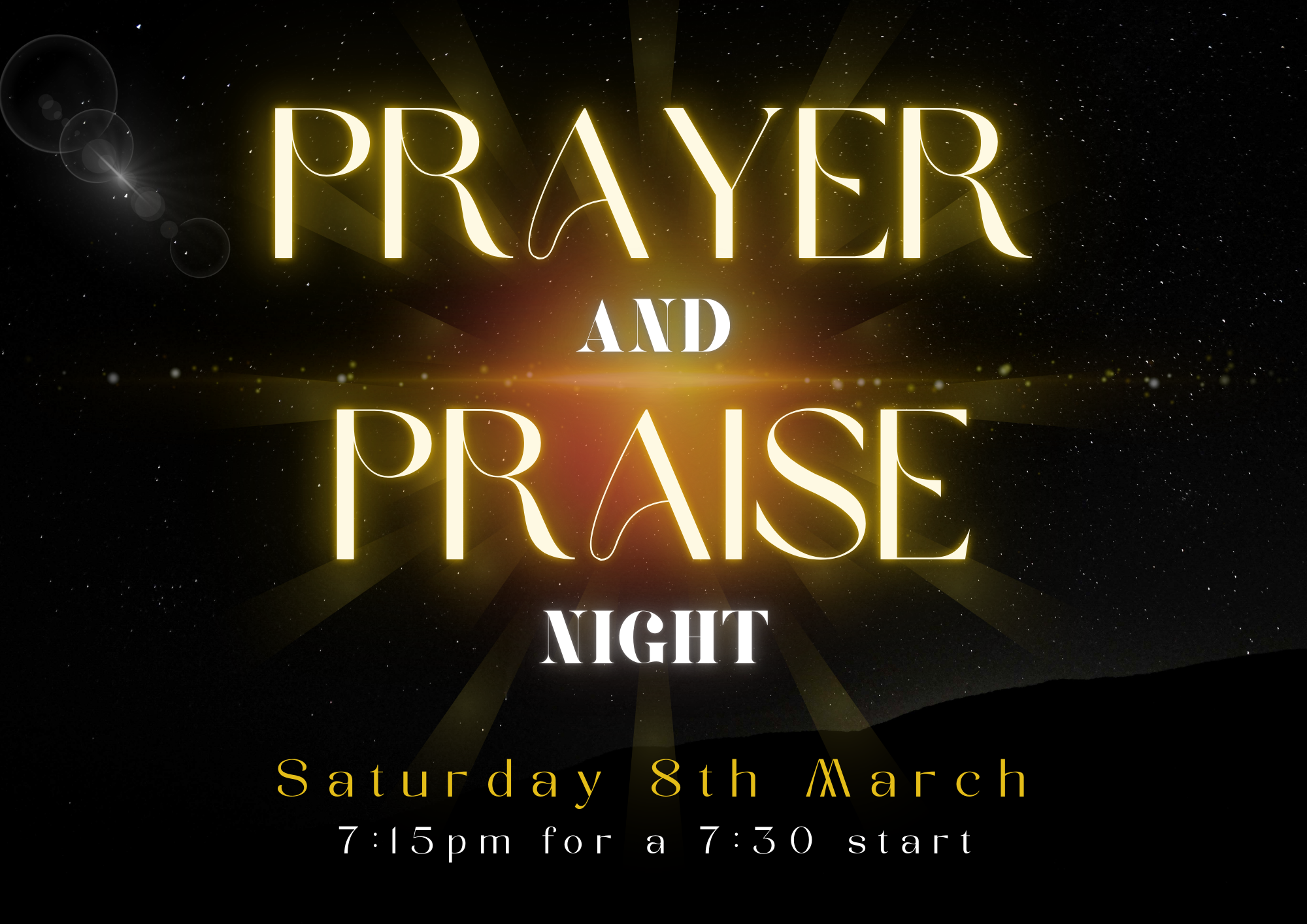 Prayer and Praise Night