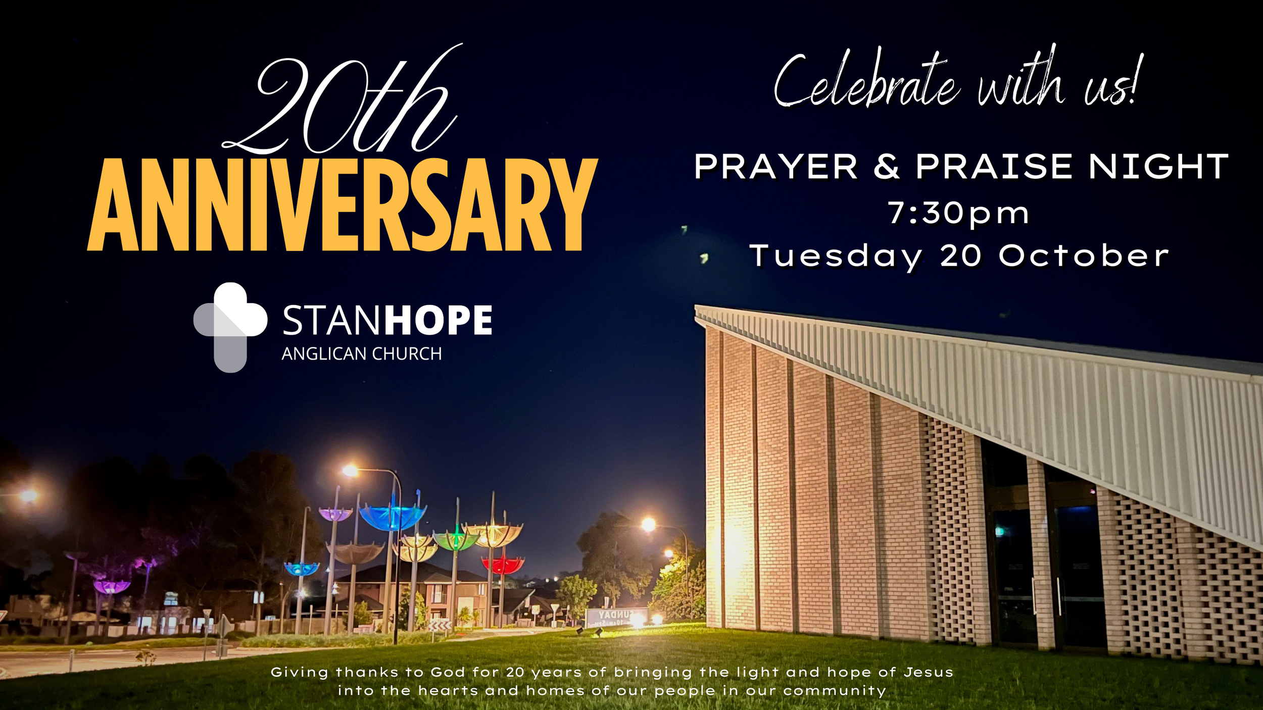20th Anniversary Prayer and Praise