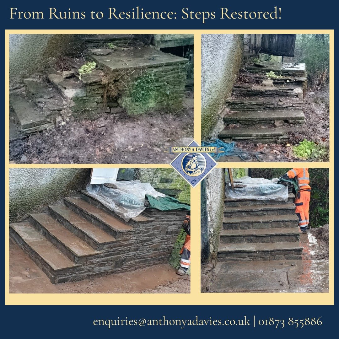 Breathing new life into a set of old stone steps ✨