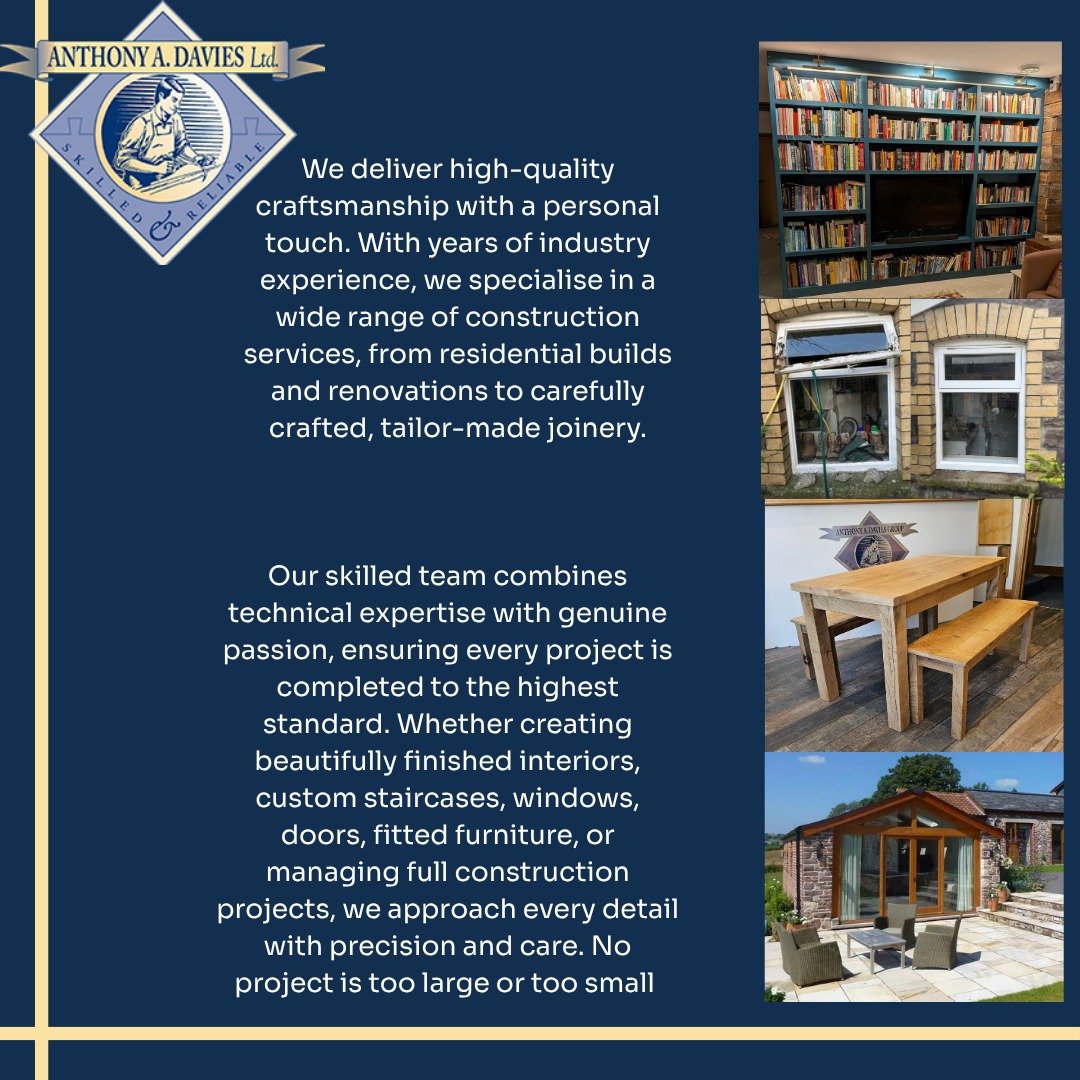 Are you thinking of getting some house or garden projects completed in time for summer? 🌞

Get in touch today for a free quotation 📞 01873 855886