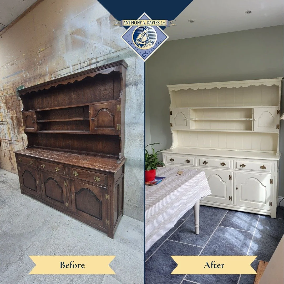 The pictures speak for themselves 🤩

An incredible transformation carried out by our team.

One very happy customer and a beautiful piece of furniture given a new lease of life!

 📞 Give us a call to enquire today - 01873 855886