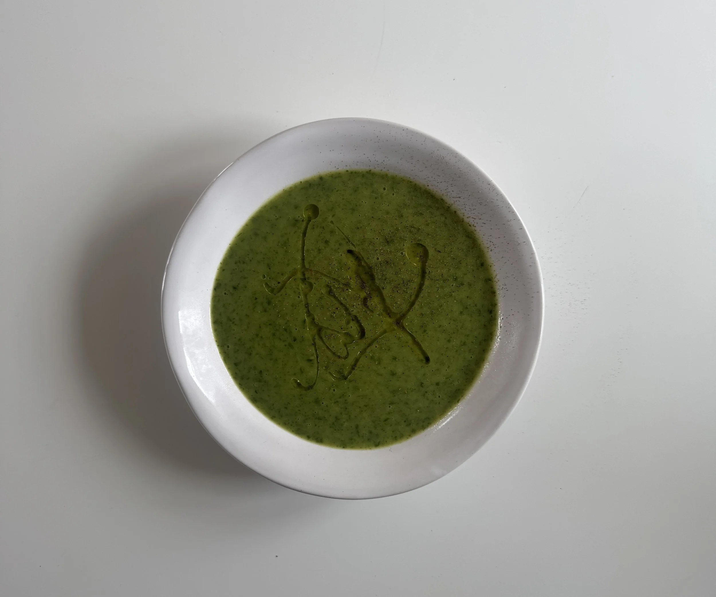 WILD GARLIC AND NETTLE SOUP 