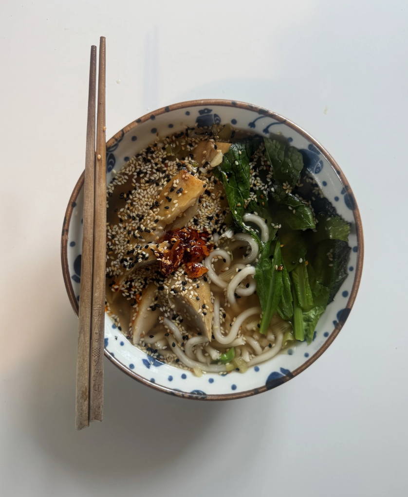 Smoked Mackerel and Mustard Leaf Udon - An ode to Koya