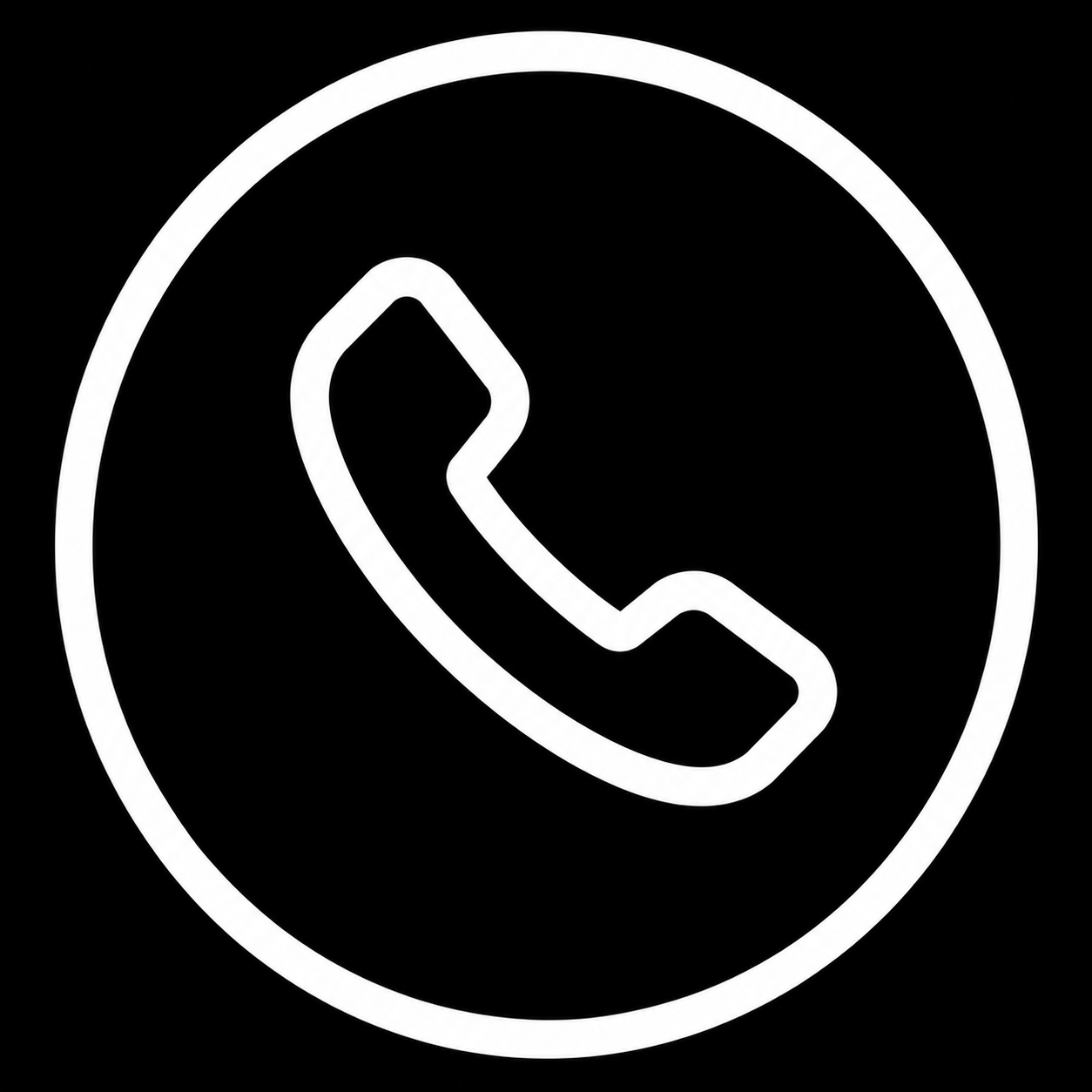 Symbole de téléphone pour accéder directement au numéro de l'école de surf de carcans le surf truck et pour prendre rdv au plus vite pour vos cours de surf à carcans en gironde pour débutants et confirmés