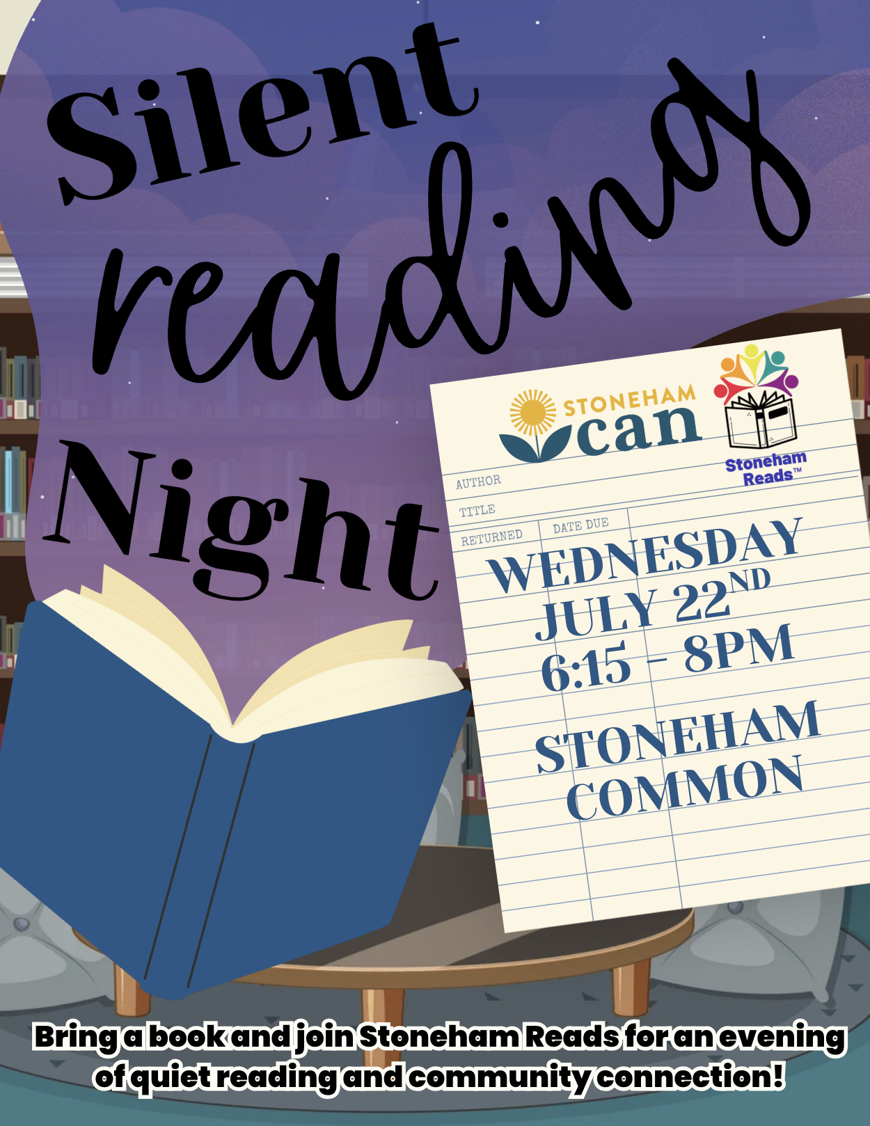 Stoneham Reads Silent Reading Night
