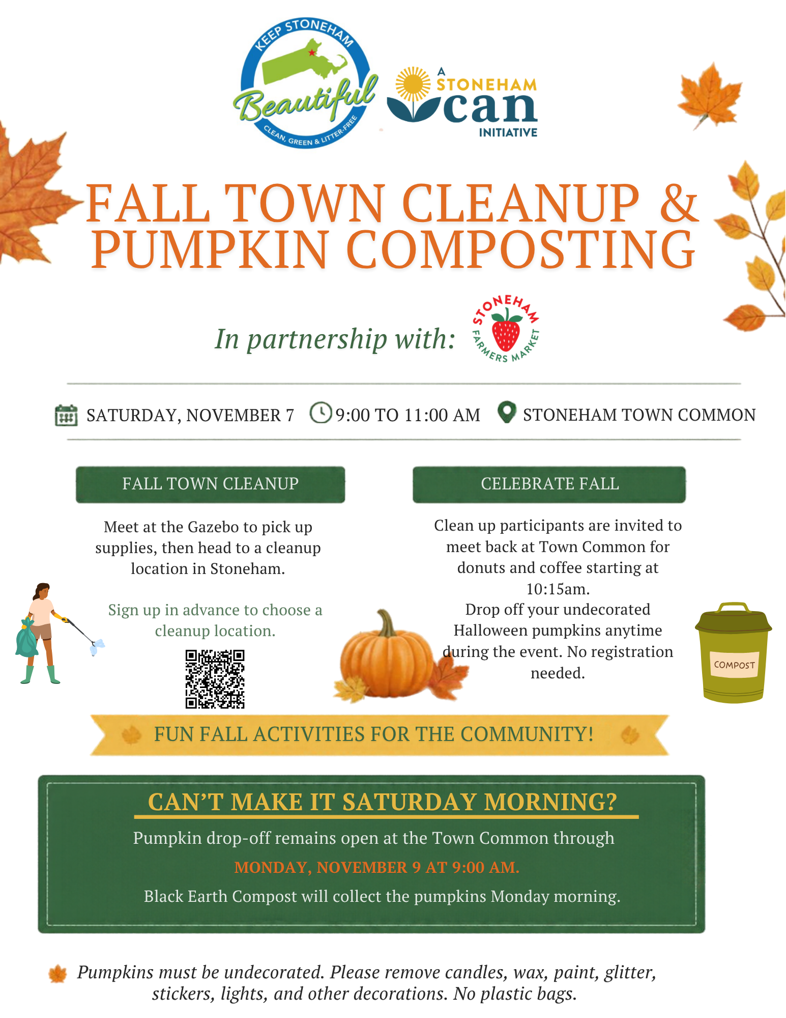 Fall Cleanup &amp; Pumpkin Composting
