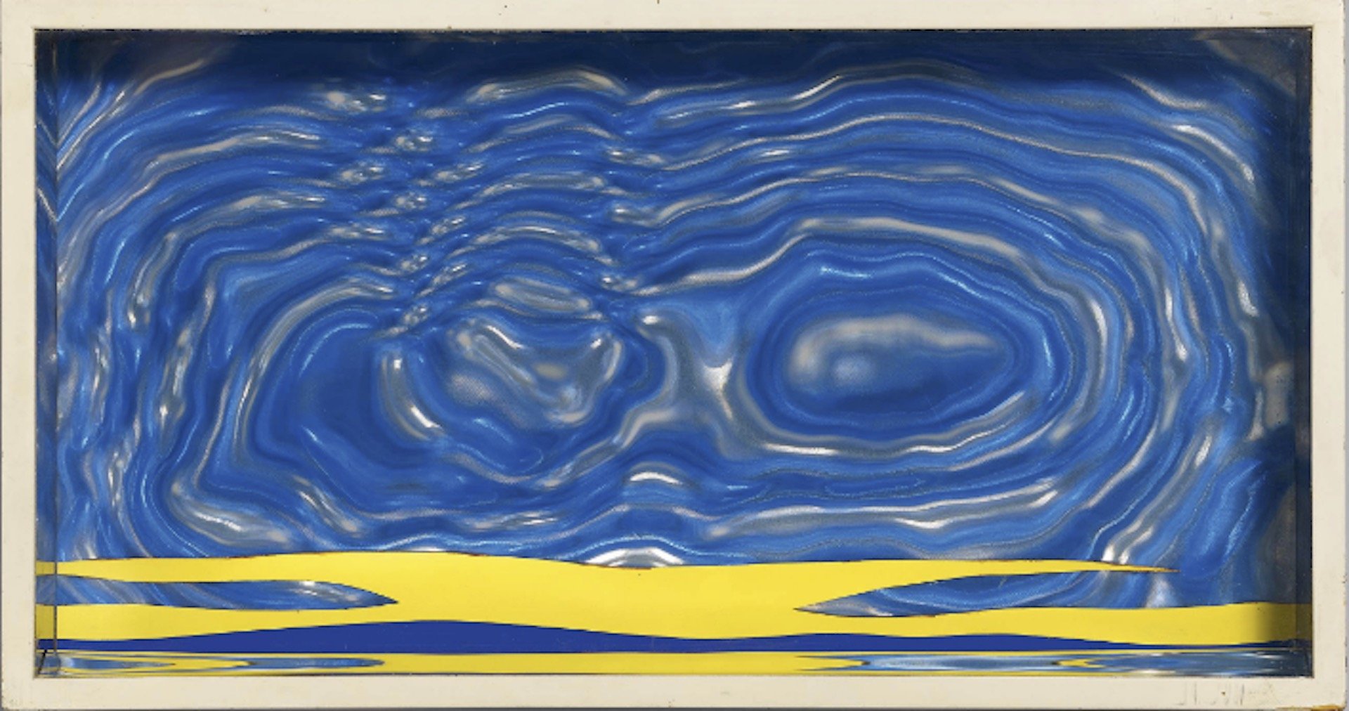 Seascape II (1965)
Hand signed, Multiple (84/100)
33.5 x 63 x 9.5 cm (13.19 x 24.8 x 3.74 in)
Condition: excellent
Publisher: Edition MAT, Cologne