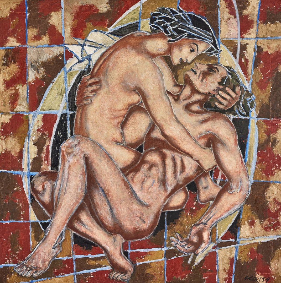 Endel Kõks (1912–1983)
Signeeritud: E.Kõks 54
Õli lõuendil, 88 x 88 cm