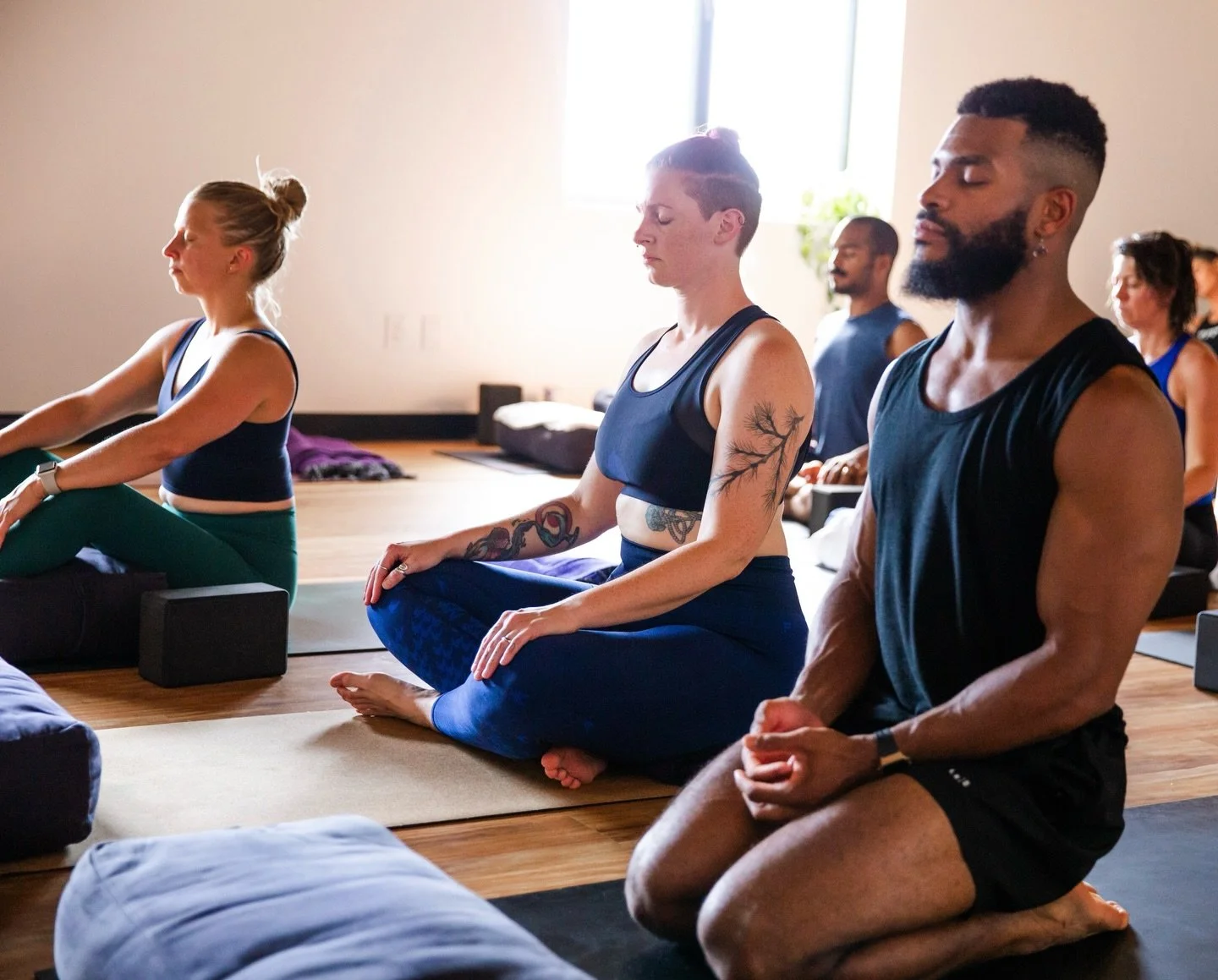 We care deeply about your growth.

Not just what it looks like but how it feels to be in your body, your breath, your experience on the mat.

As teachers, we show up with real intention to support your progress in your practice. Yes, that can mean bu